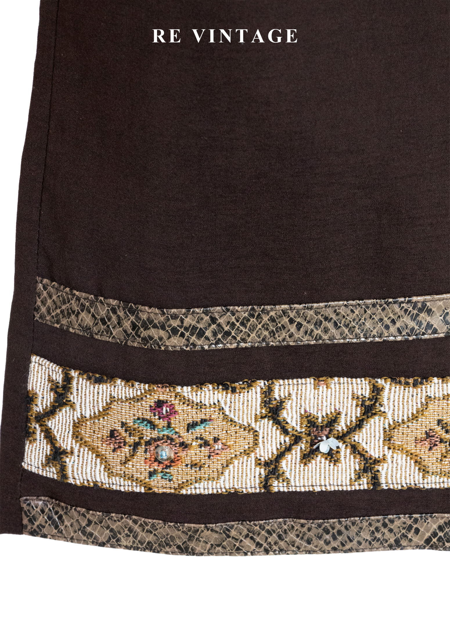 Coco Brown 沈穩民族圖騰長褲(26")5