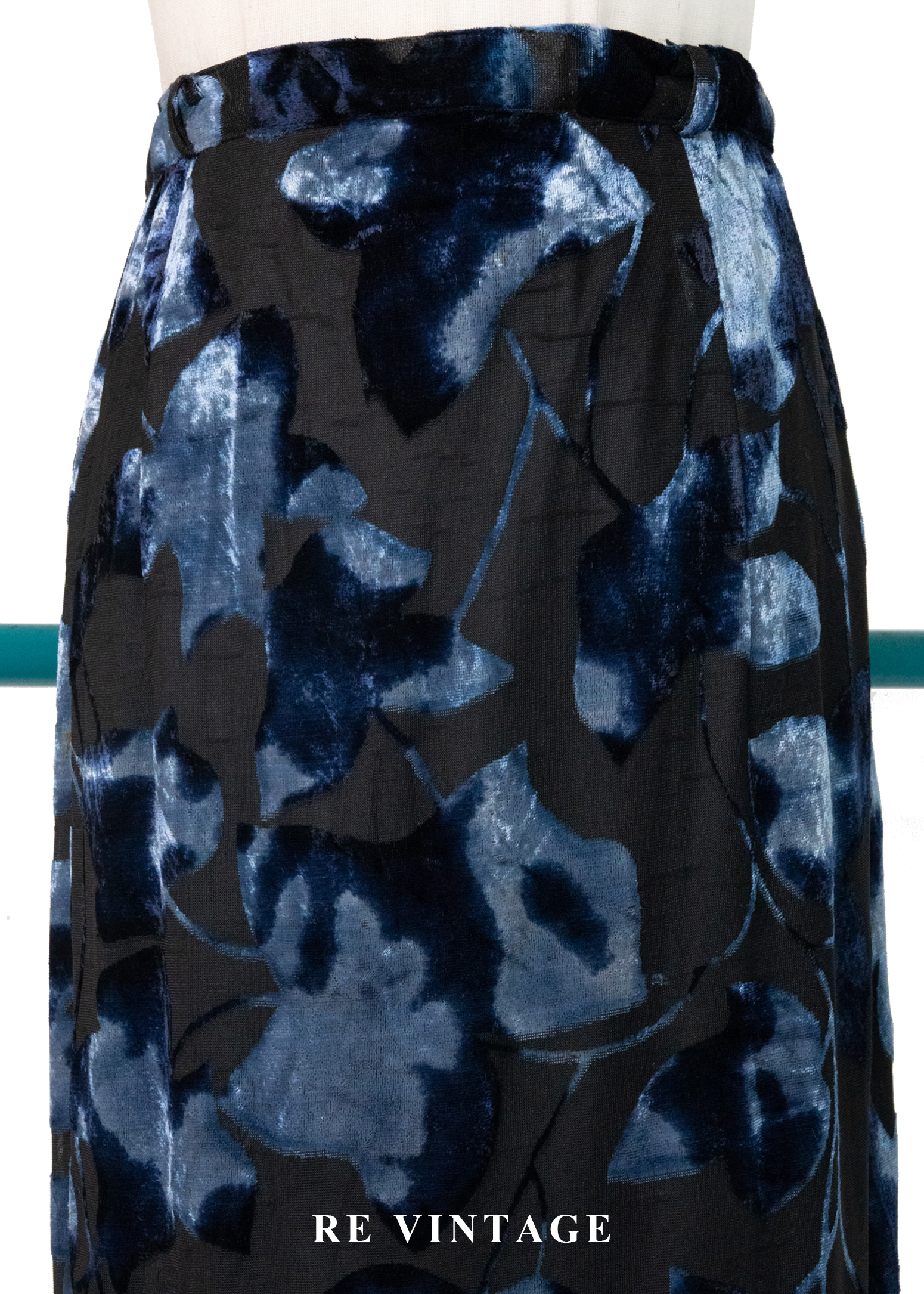 Ink Tide Blue 海潮夜色長裙(22-26")3