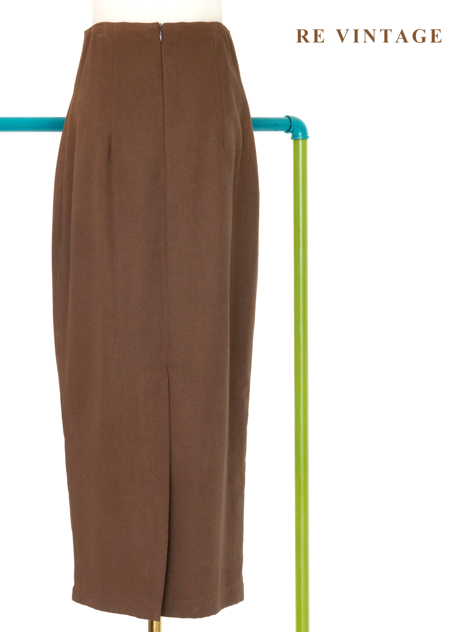 氣質單品 - 摩卡珍珠富家千金高腰長裙(25")7