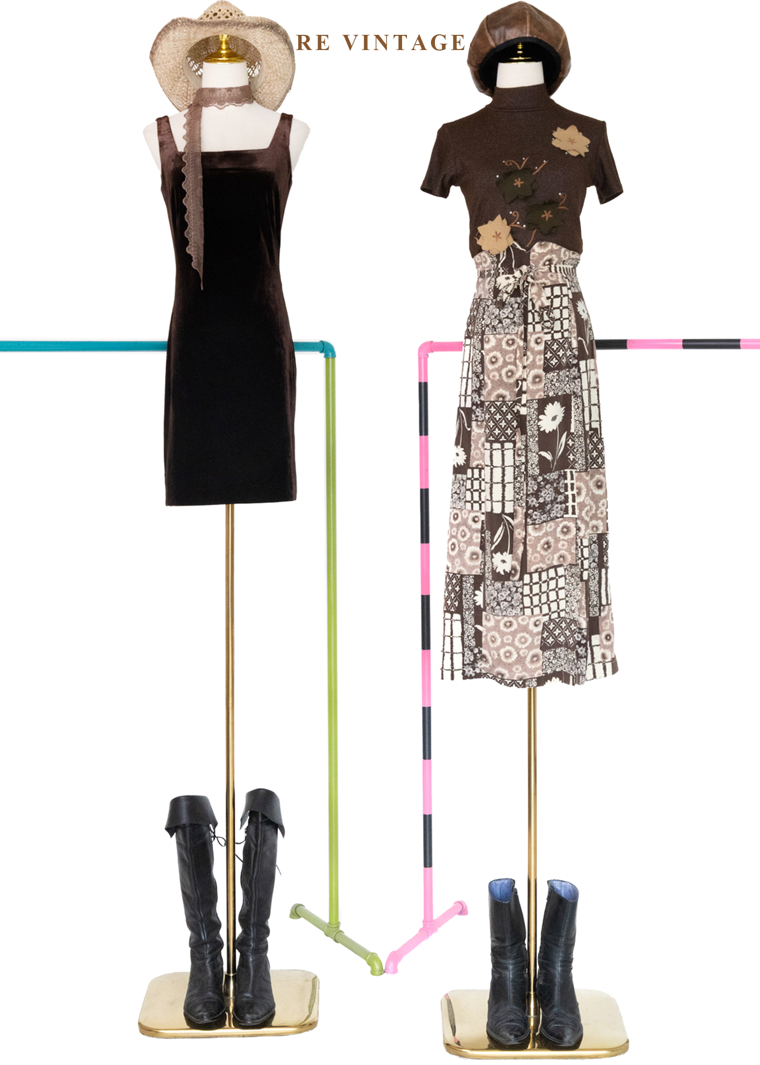 質感單品 - 迷人巧克力色絨布迷你洋裝2