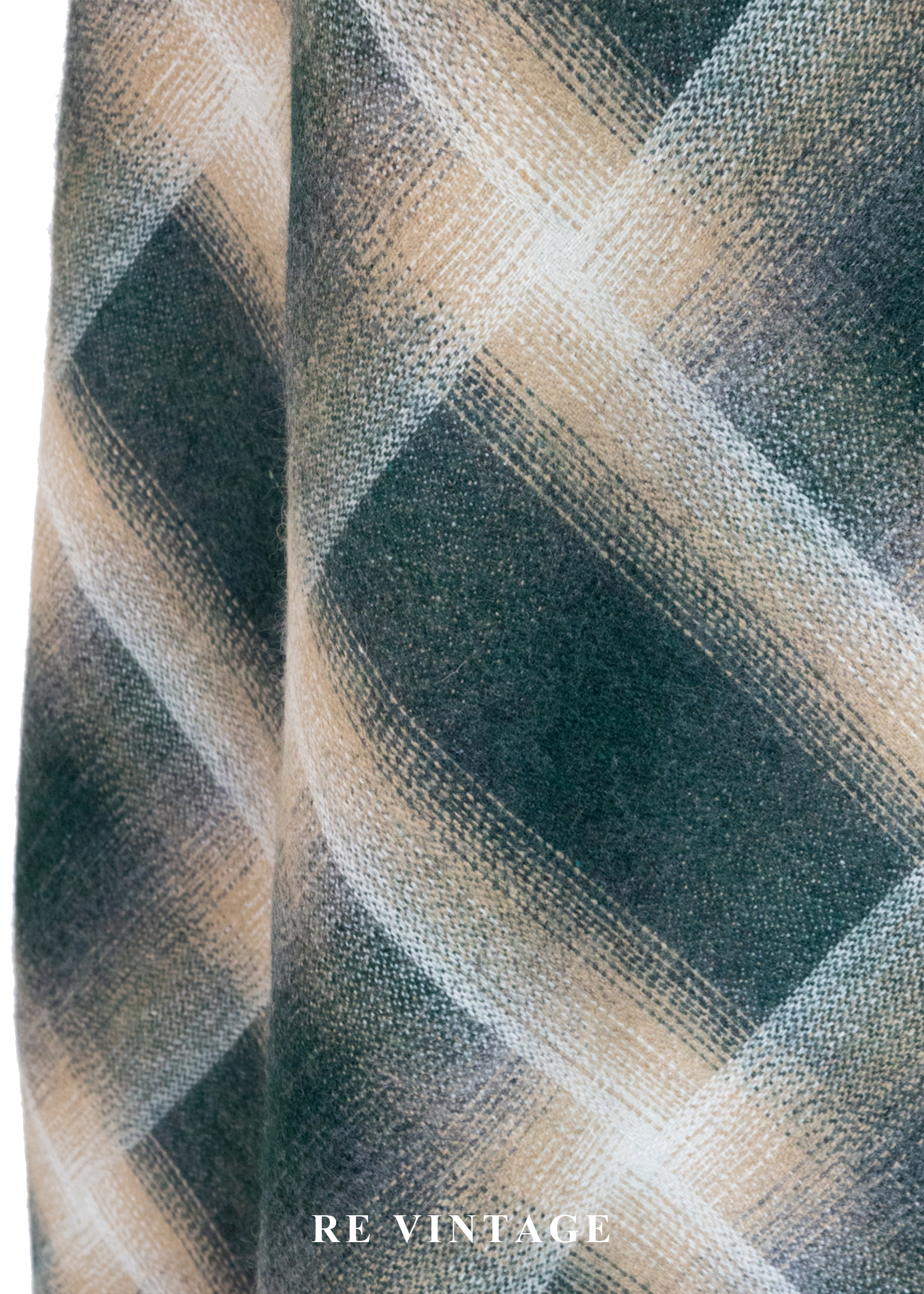 Echo in the Pines 霧裡森林格紋長洋裝16