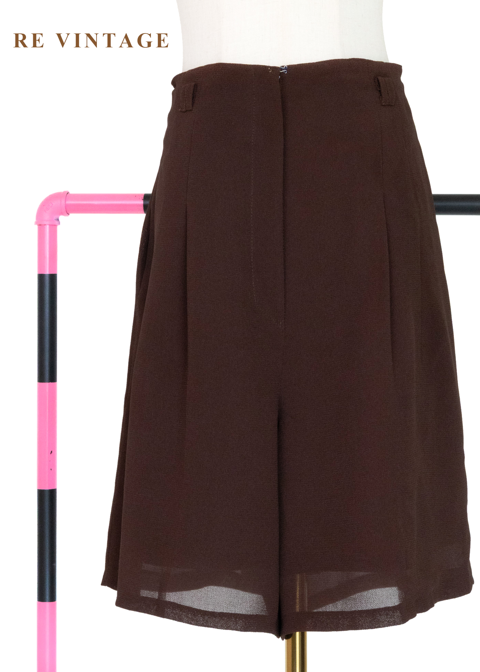 質感單品 沉睡的黑森林雪紡高腰短褲(29")1