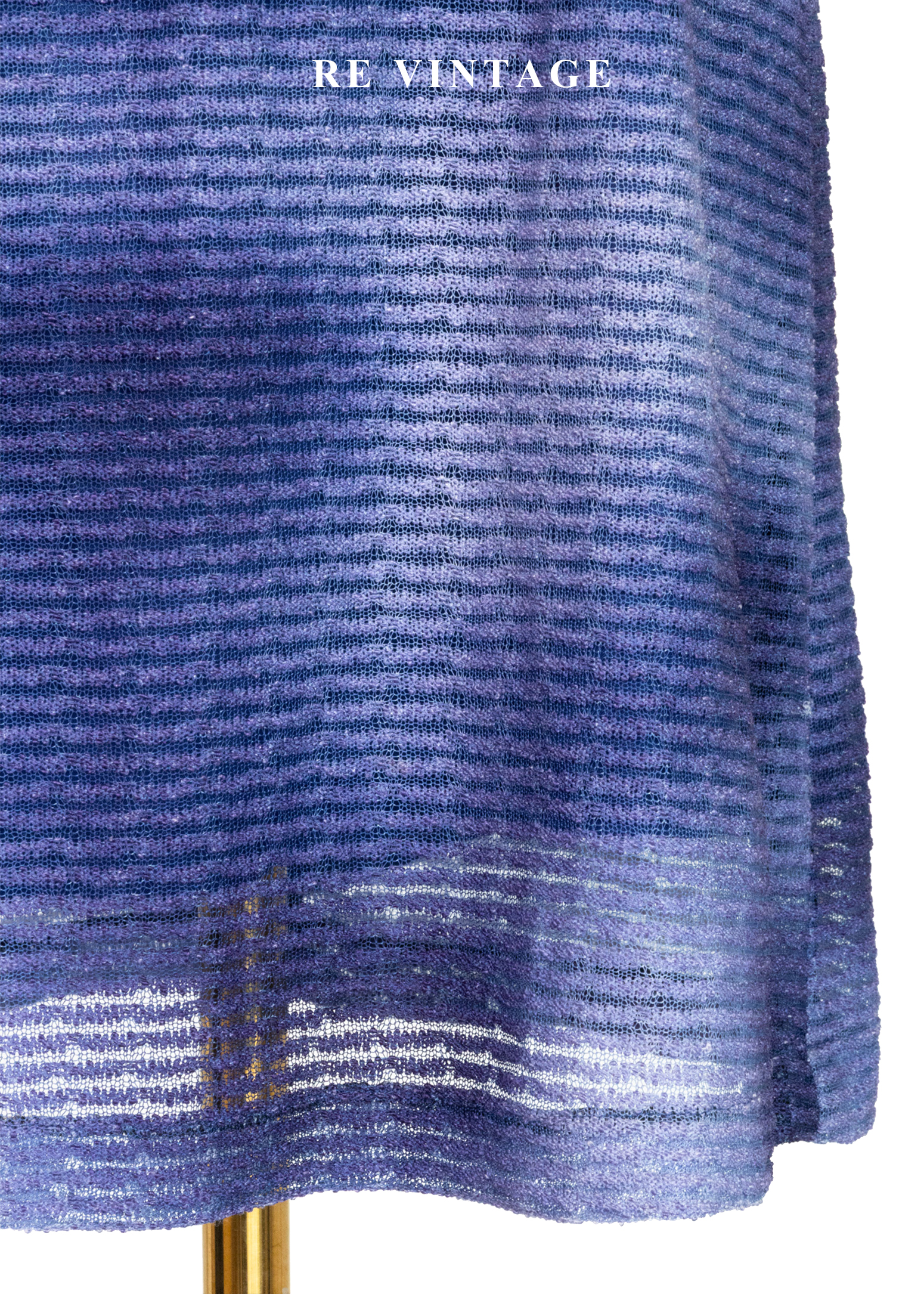 Blue Light in Motion 織紋藍染迷你洋裝8