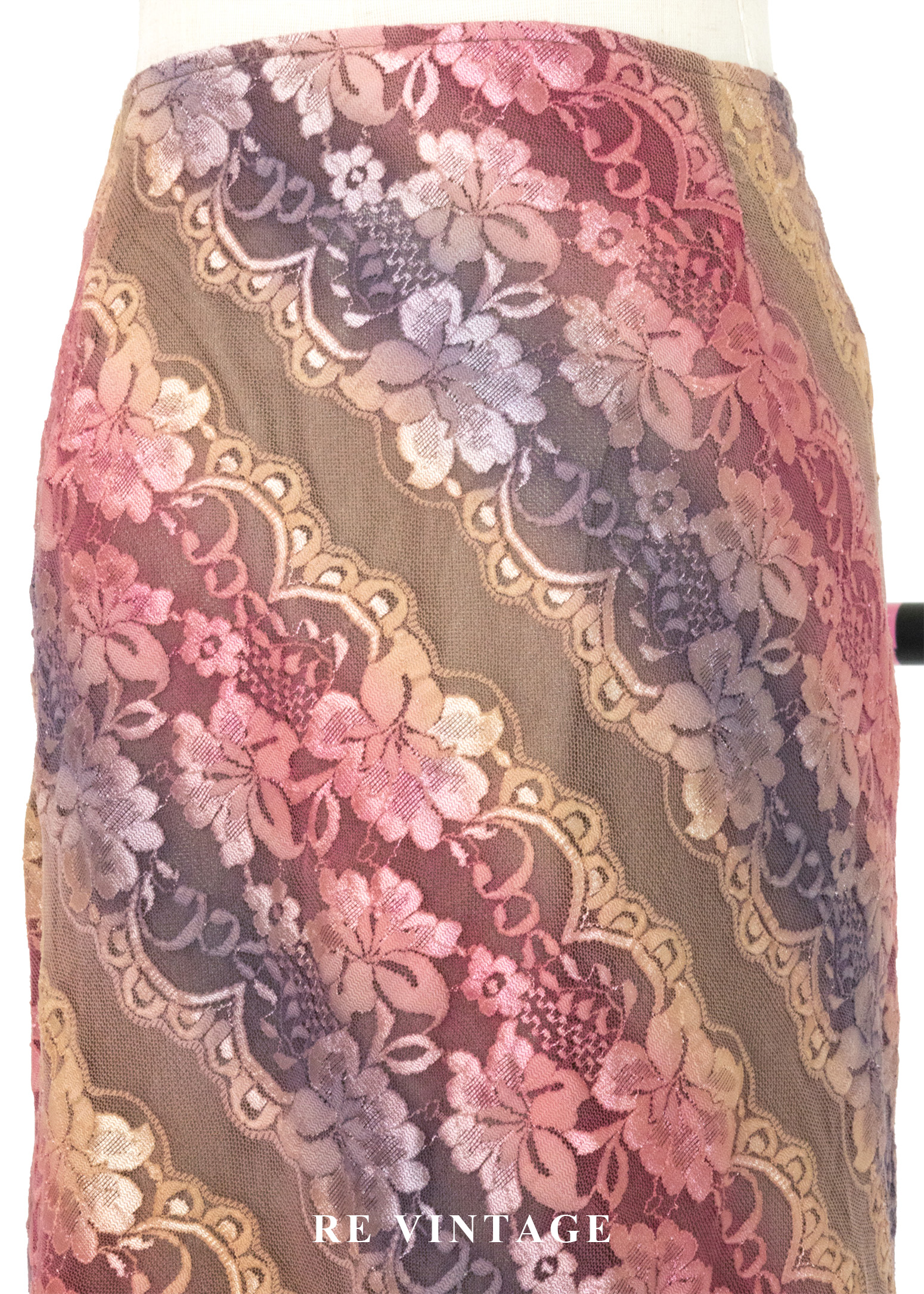 Baroque Reverie 斜紋漸層蕾絲美裙 (28")8