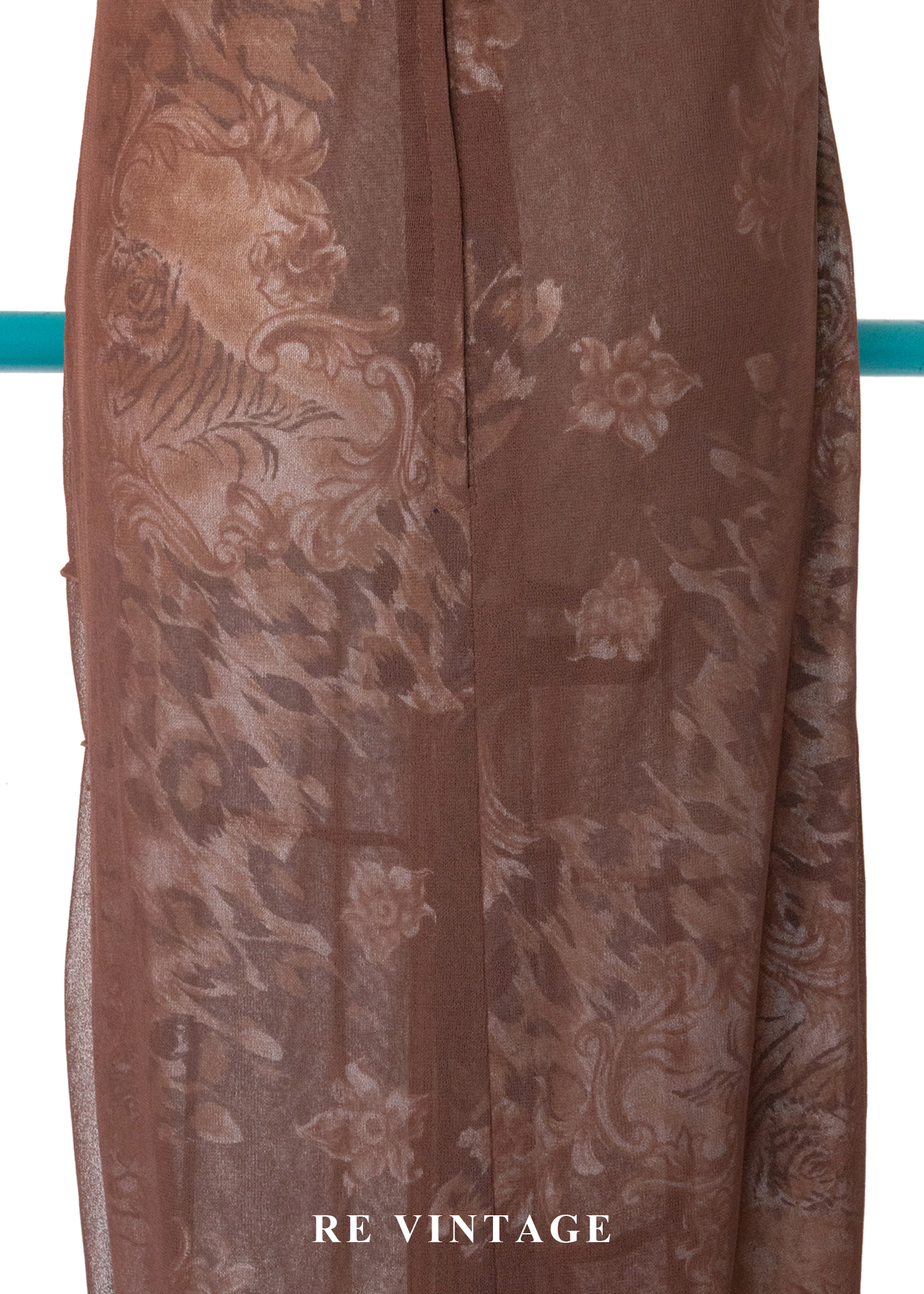 虎虎生風巧克力色長洋裝13