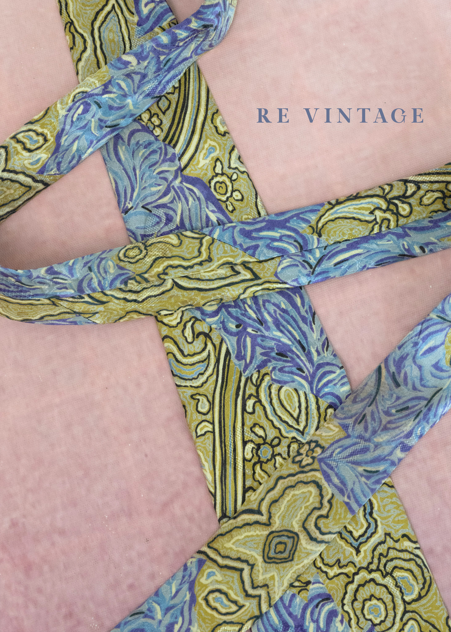 春天在領口綻放圖騰領帶6