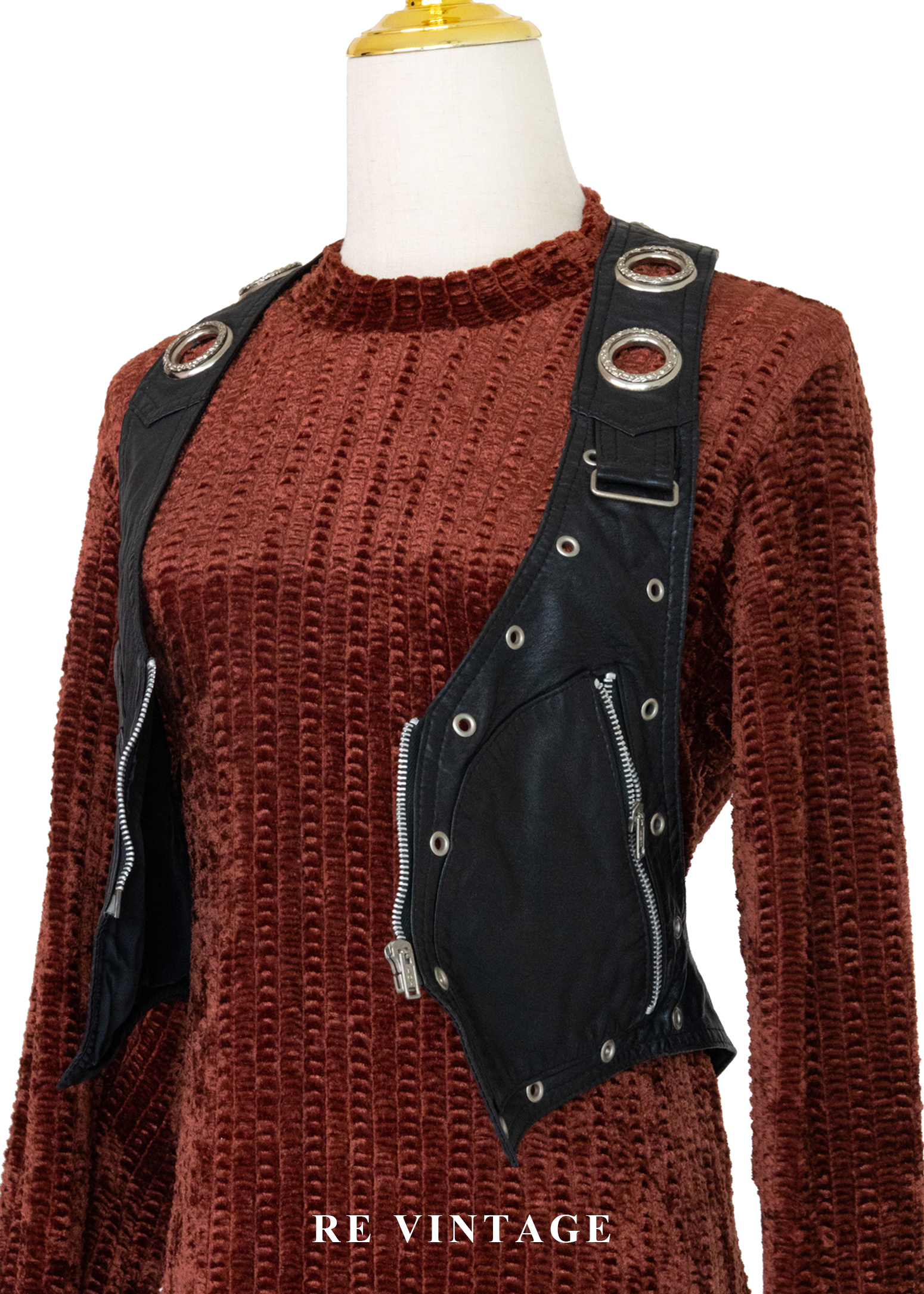 Cyber Punk 冷冽繆思皮革背心8