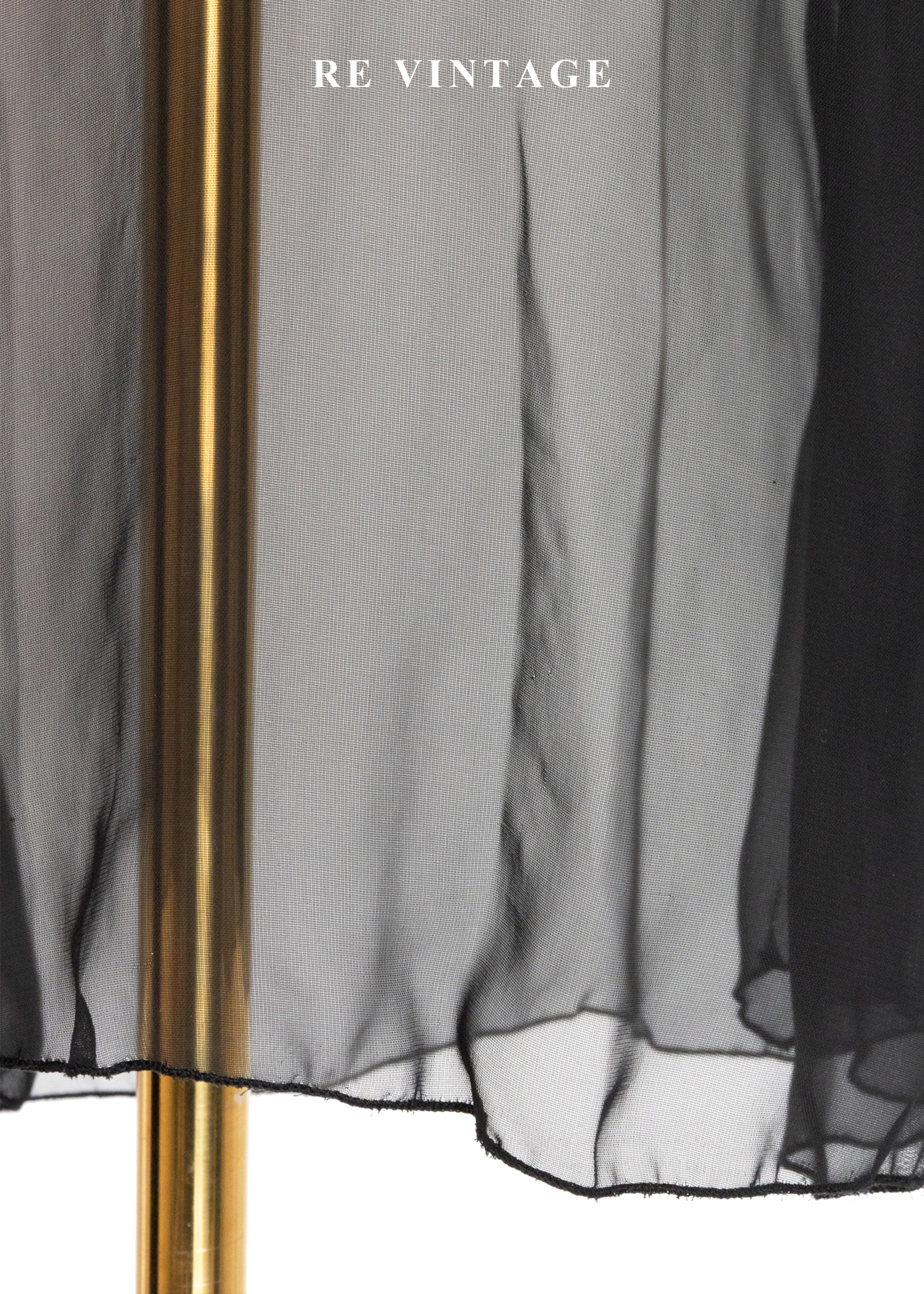 浪漫黑花園細肩帶透膚洋裝8