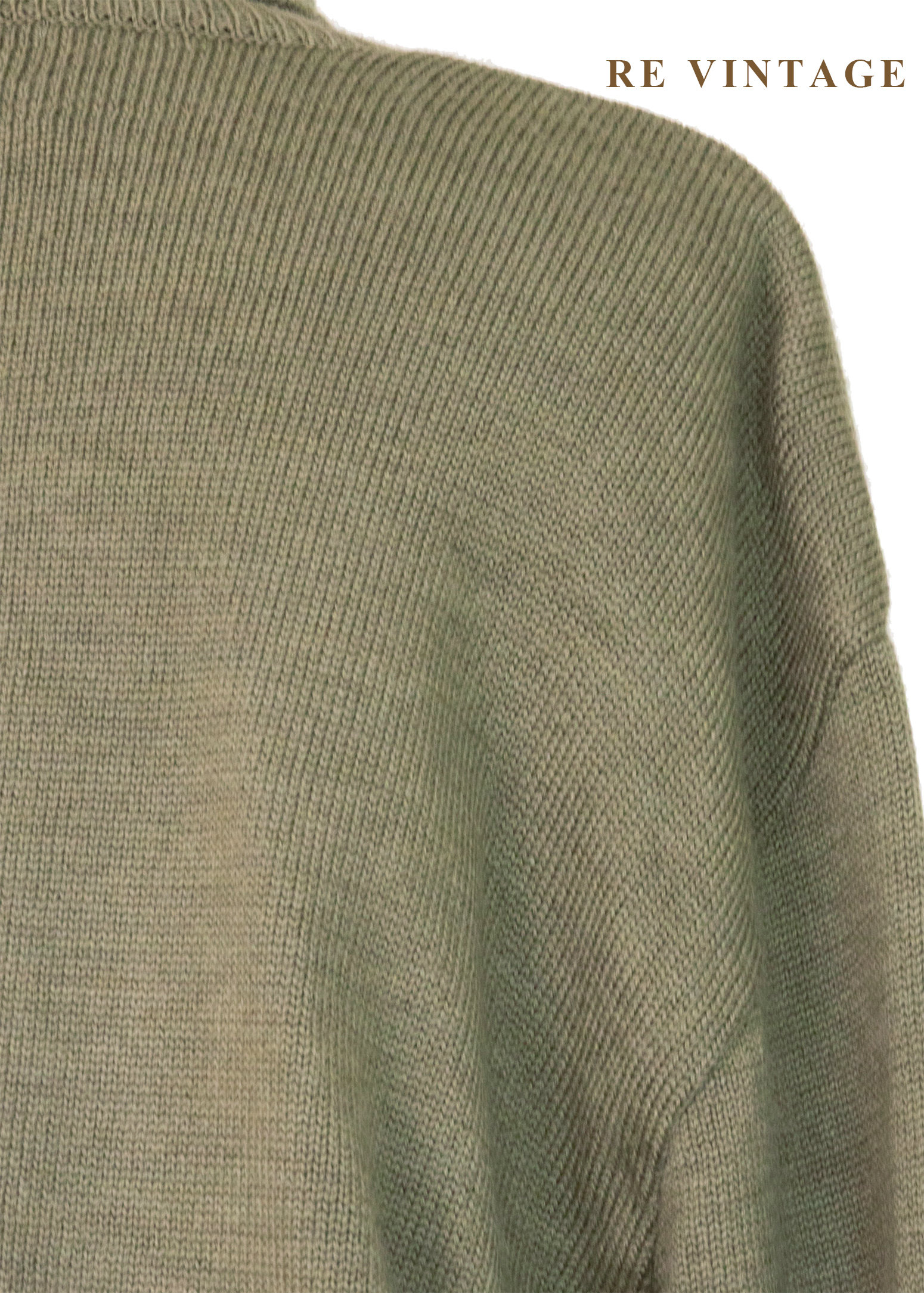 日本製 - Moss Green 四色菱格紋針織毛衣10