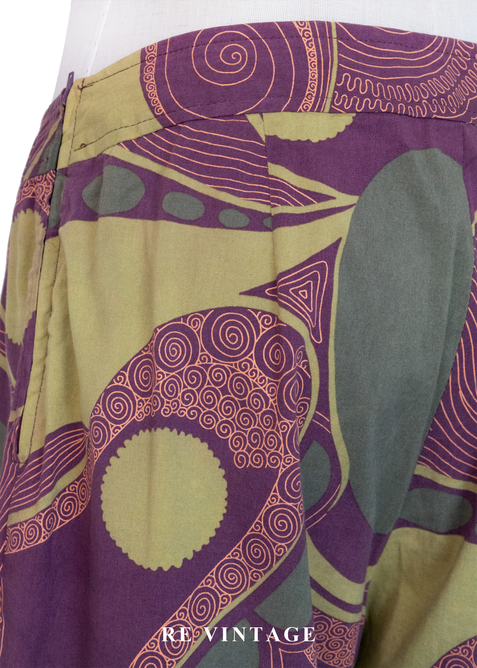 迷幻綠洲花紋流動美褲(26")11