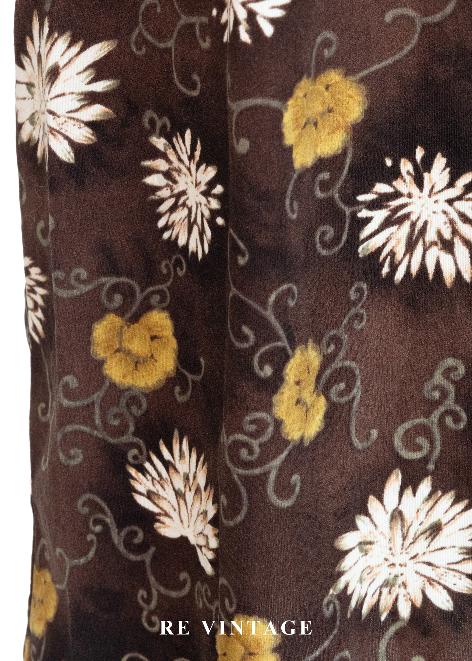 Mocha 雙色小花迷你短洋裝4