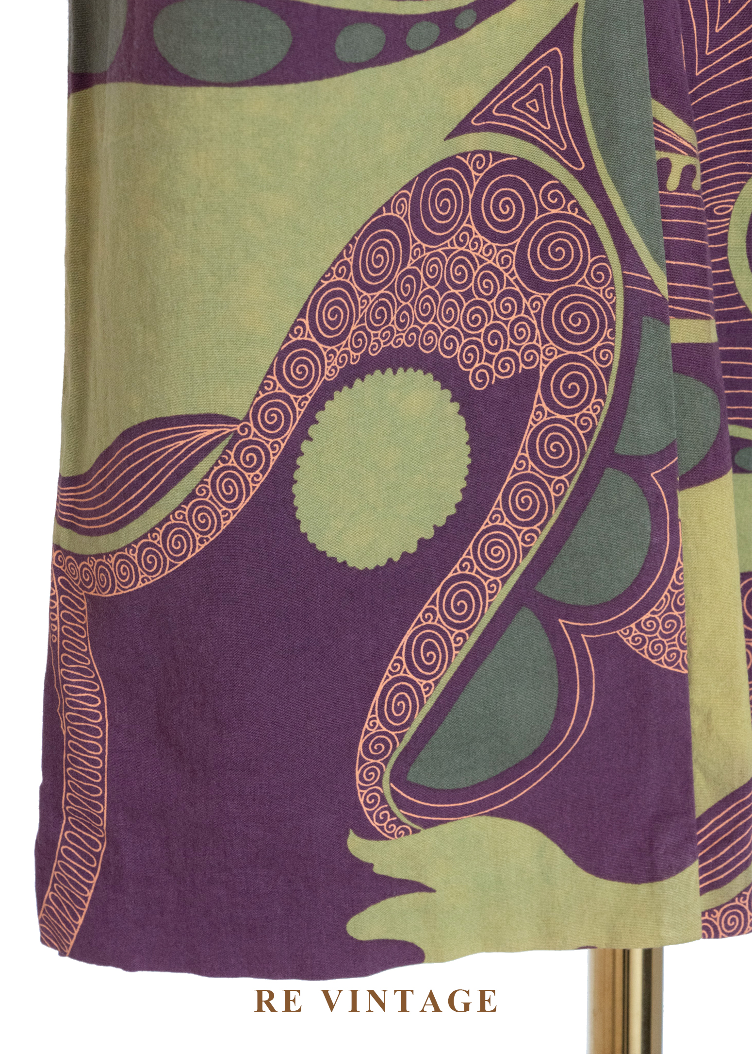 迷幻綠洲花紋流動美褲(26")5