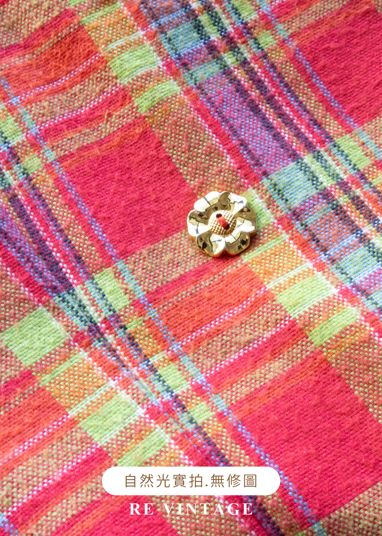 秋冬質感單品 - 甜美紅格紋迷你洋裝15