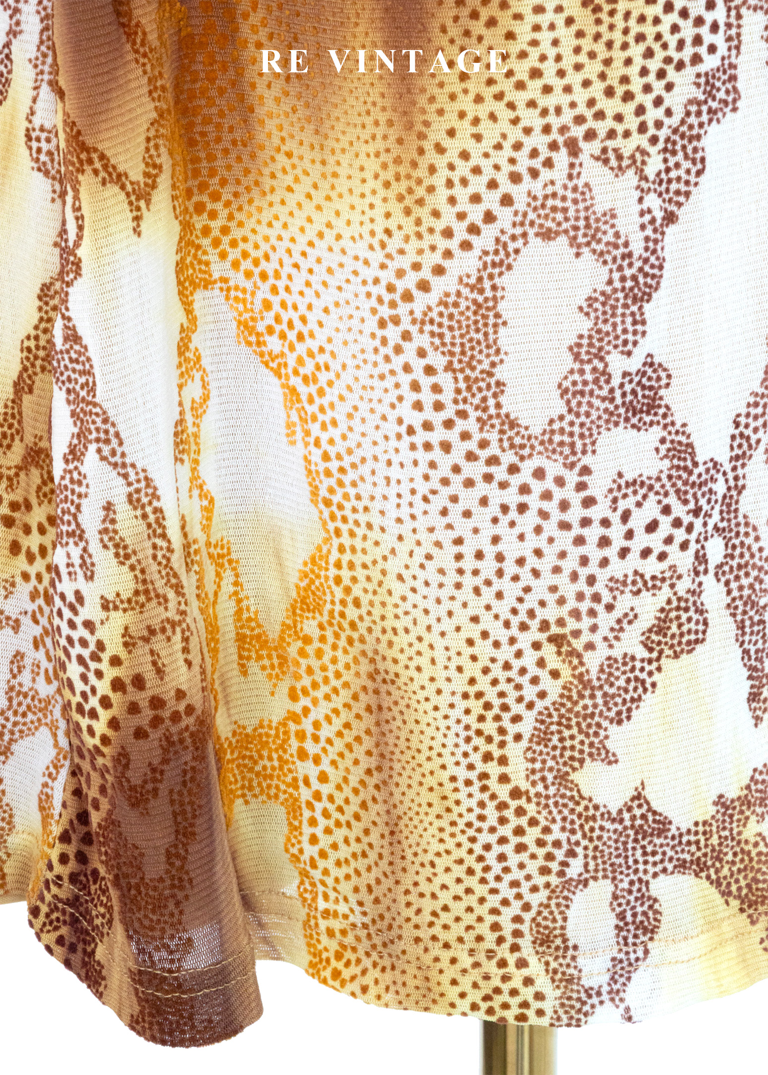 金黃蛇影之舞貼身長裙(23-29")7