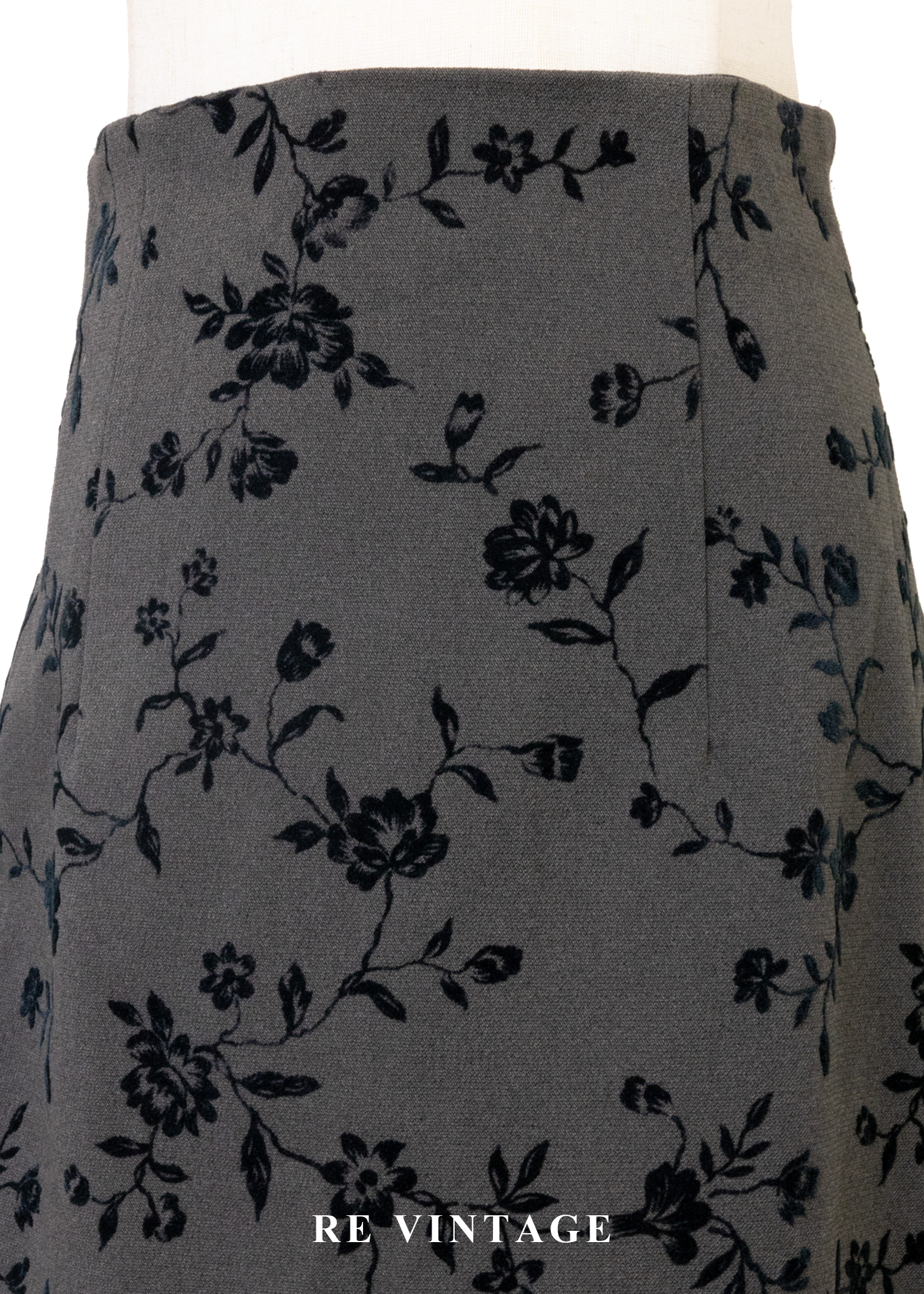 柔霧花園枝葉藤蔓短裙(26")3