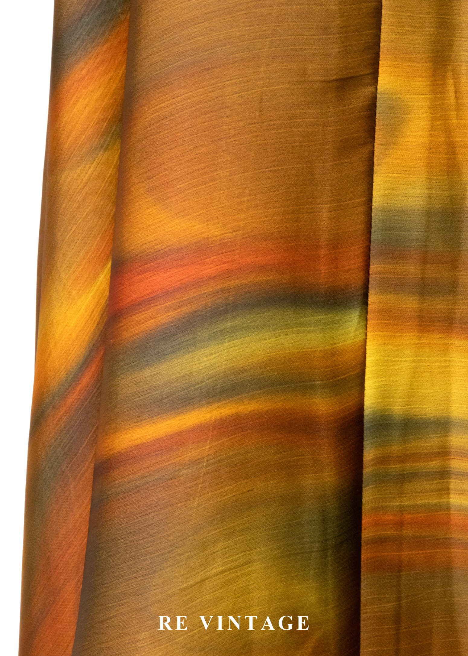 陽光下の液態金橘融光長裙(25-30")12