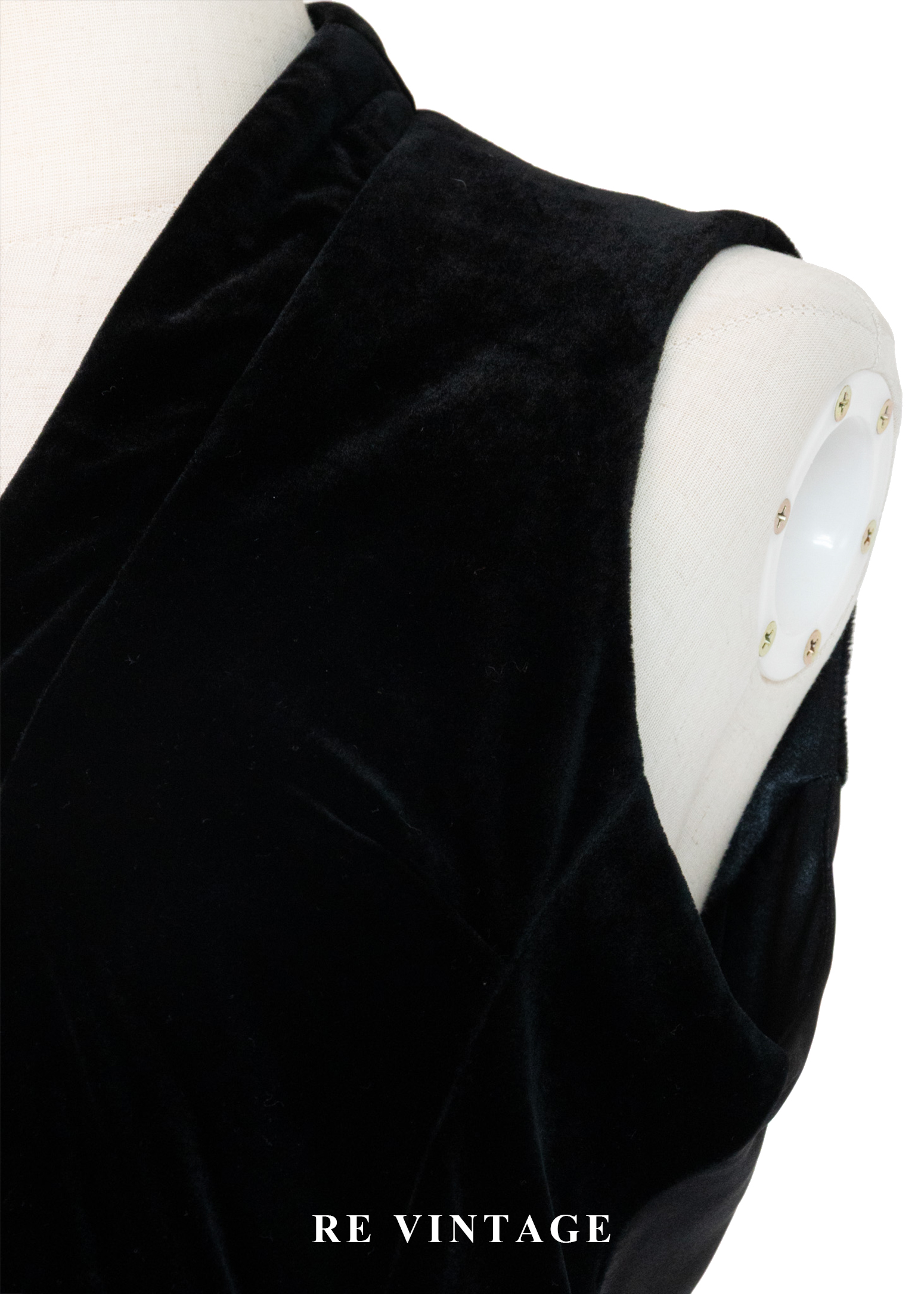 質感單品 - 東方盤扣絨布背心5