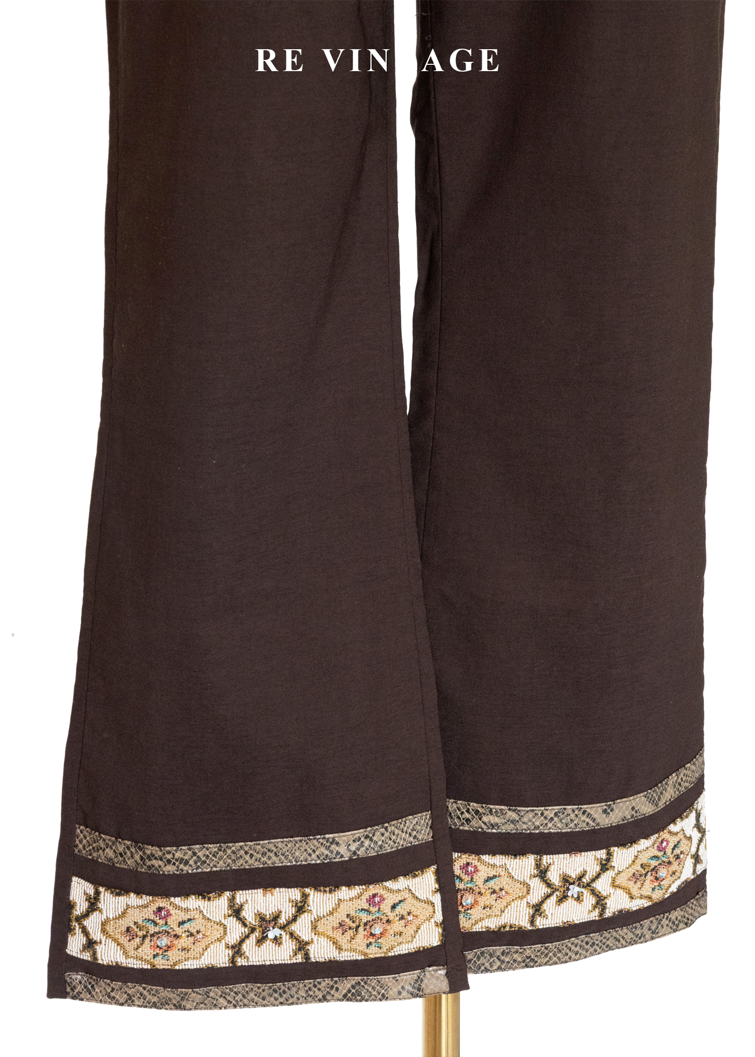 Coco Brown 沈穩民族圖騰長褲(26")4