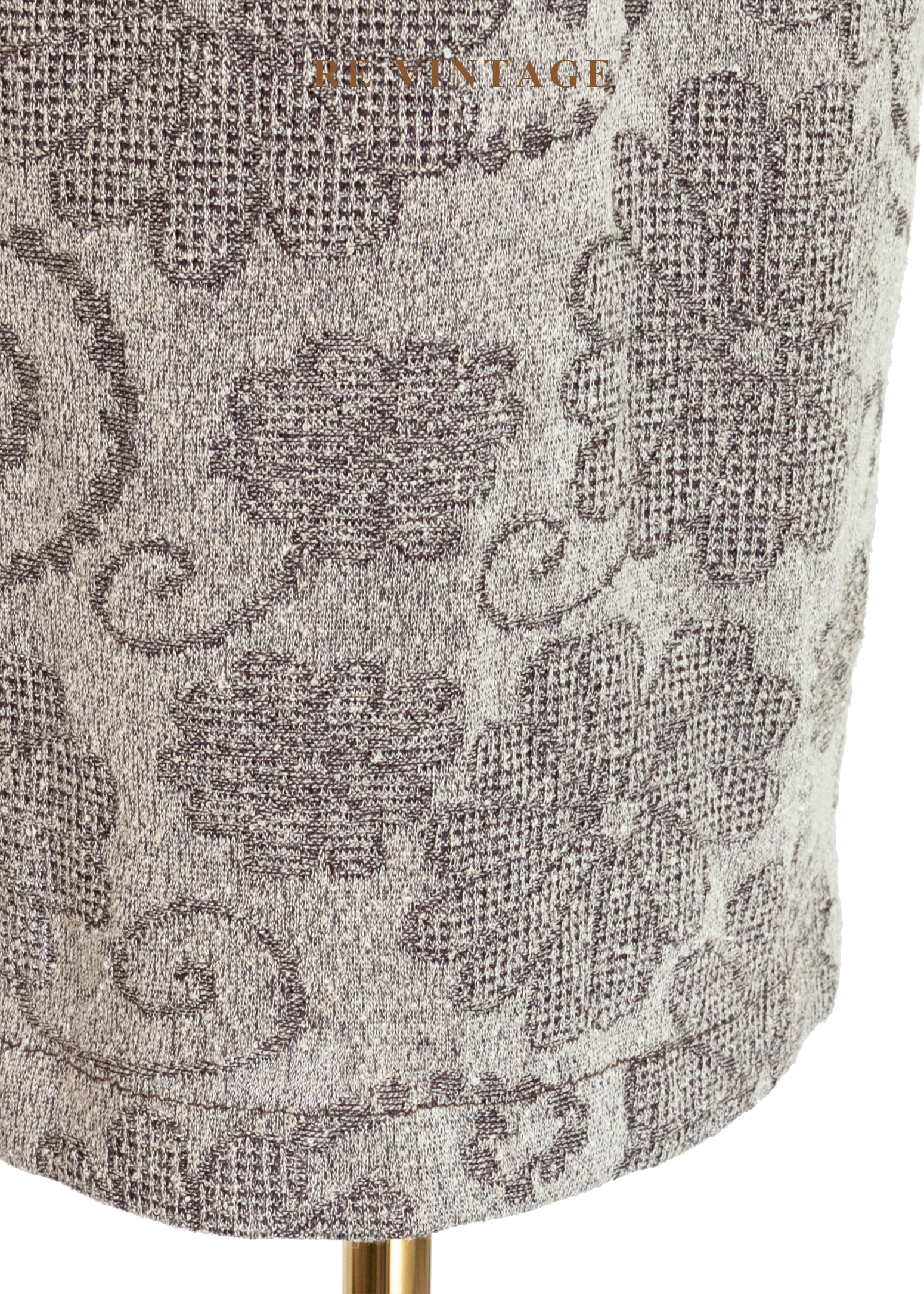 質感單品 - 溫潤培茶壓印花紋西裝式長洋裝15