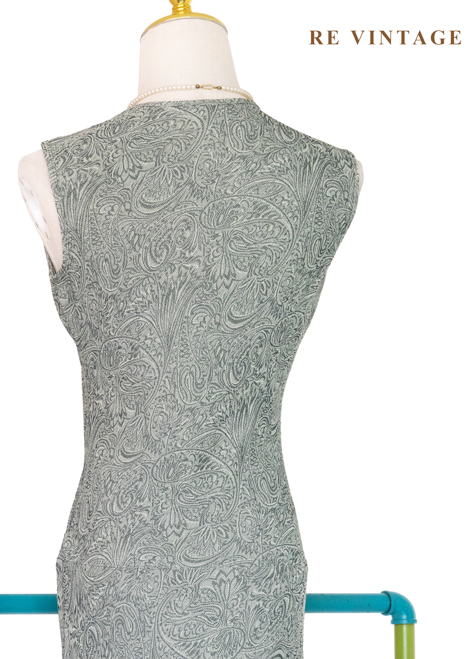 柔霧蕨類氣質長洋裝13