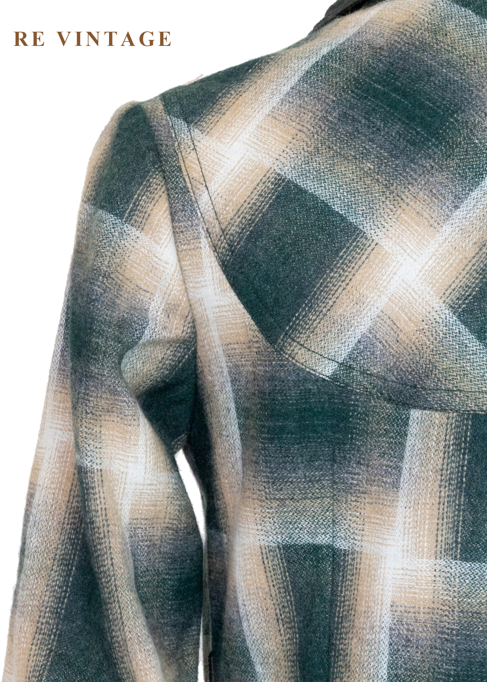 Echo in the Pines 霧裡森林格紋長洋裝14