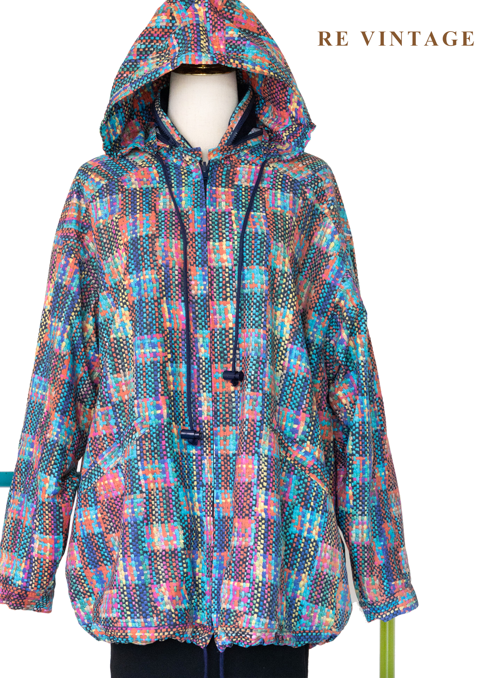 城市探險家 - 彩虹仿編織雙面外套