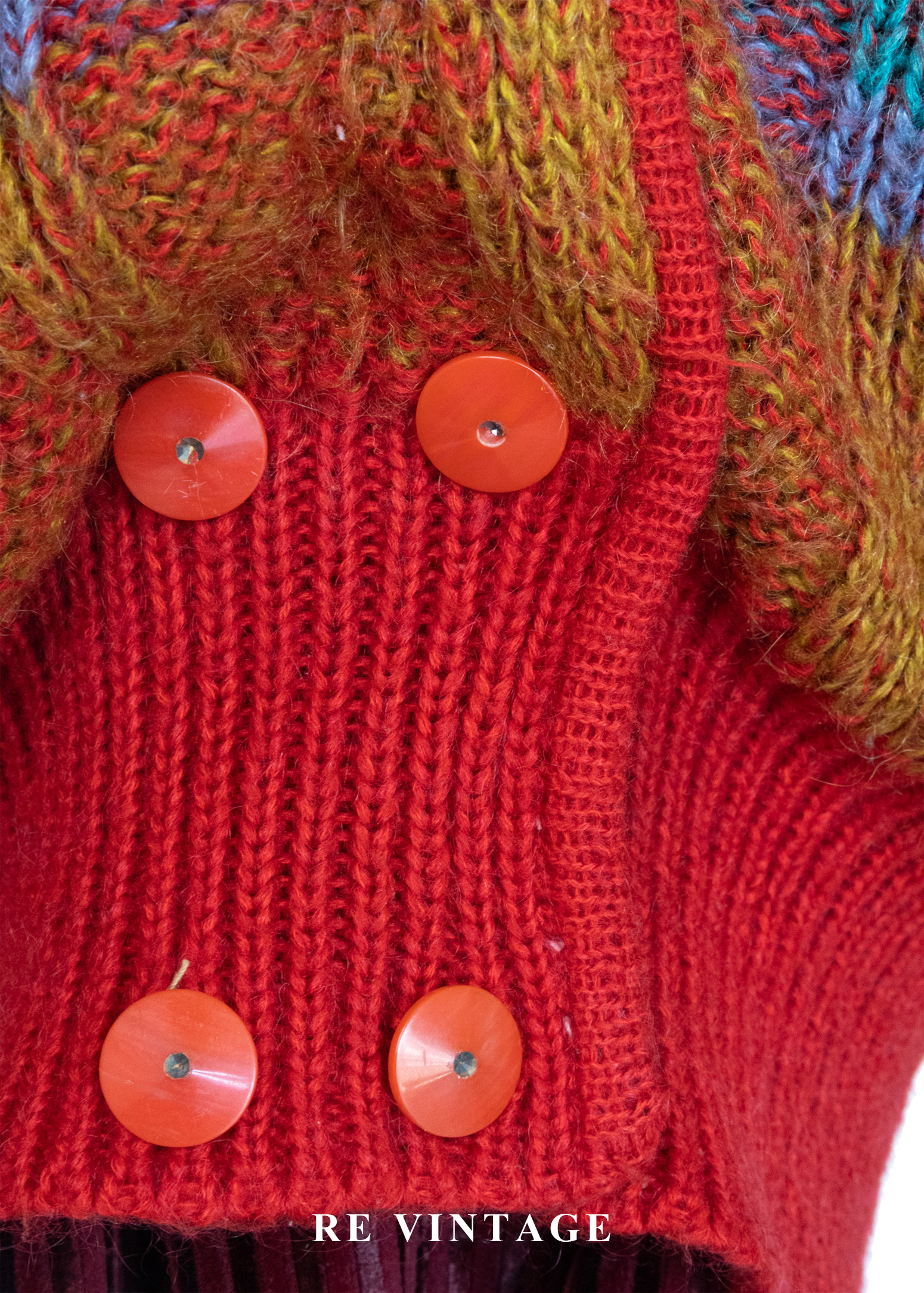 色彩炸彈大格紋針織毛衣外套10