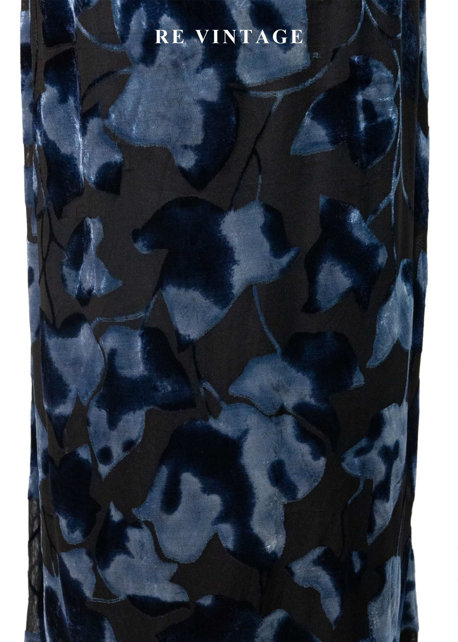 Ink Tide Blue 海潮夜色長裙(22-26")4