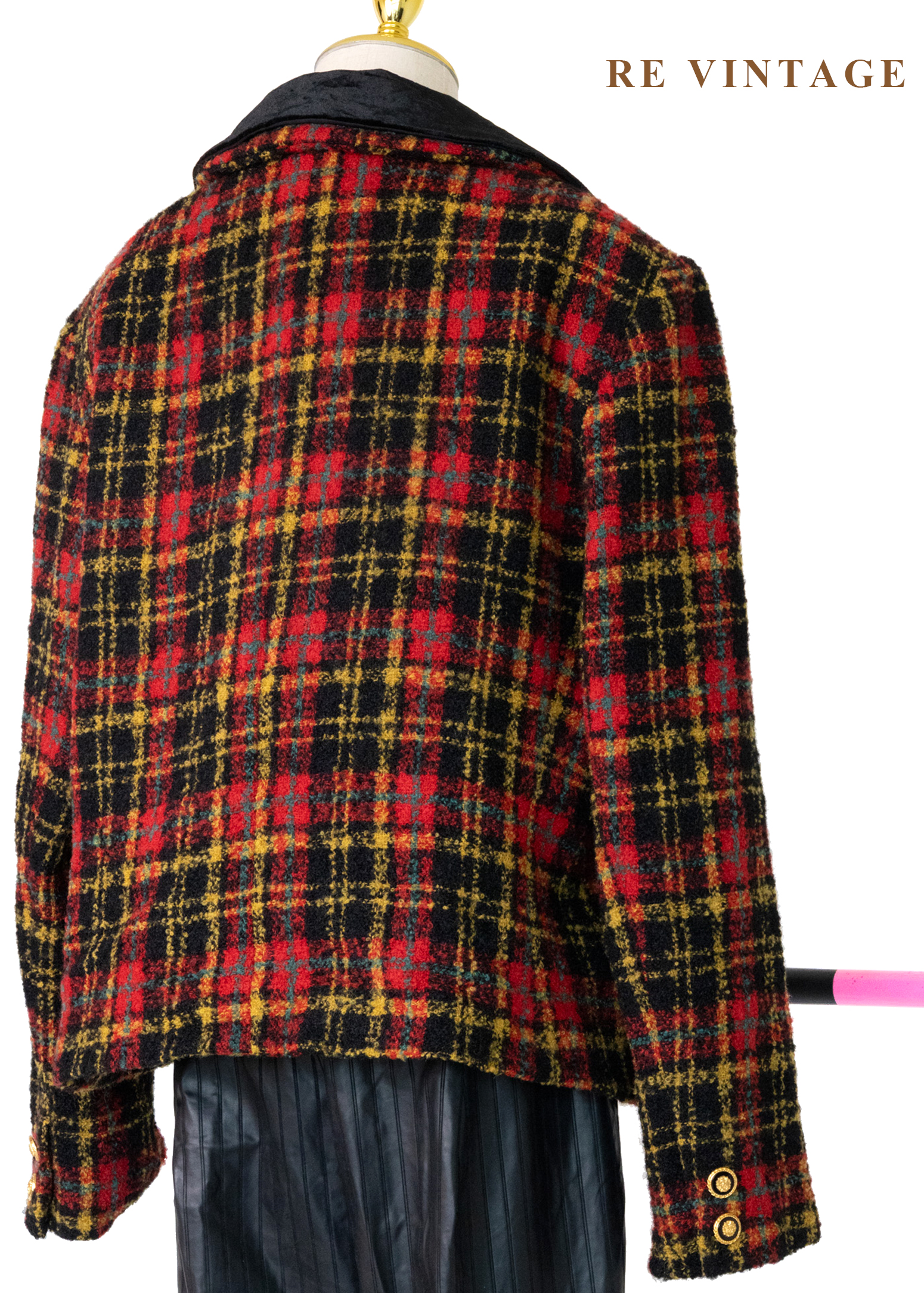日本製 - 巴黎秋天明亮格紋西裝外套12