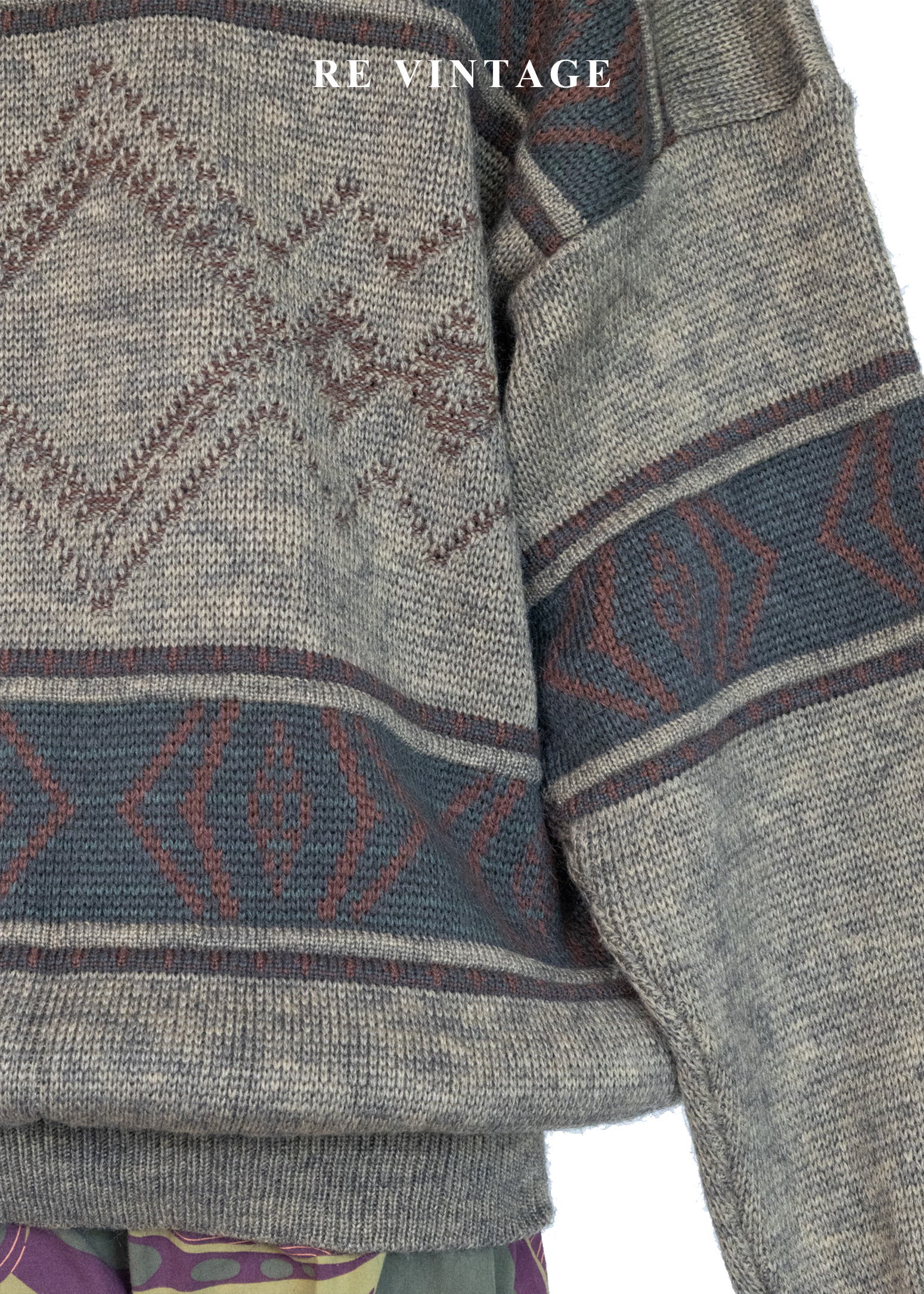 石林晨光幾何圖騰針織毛衣11