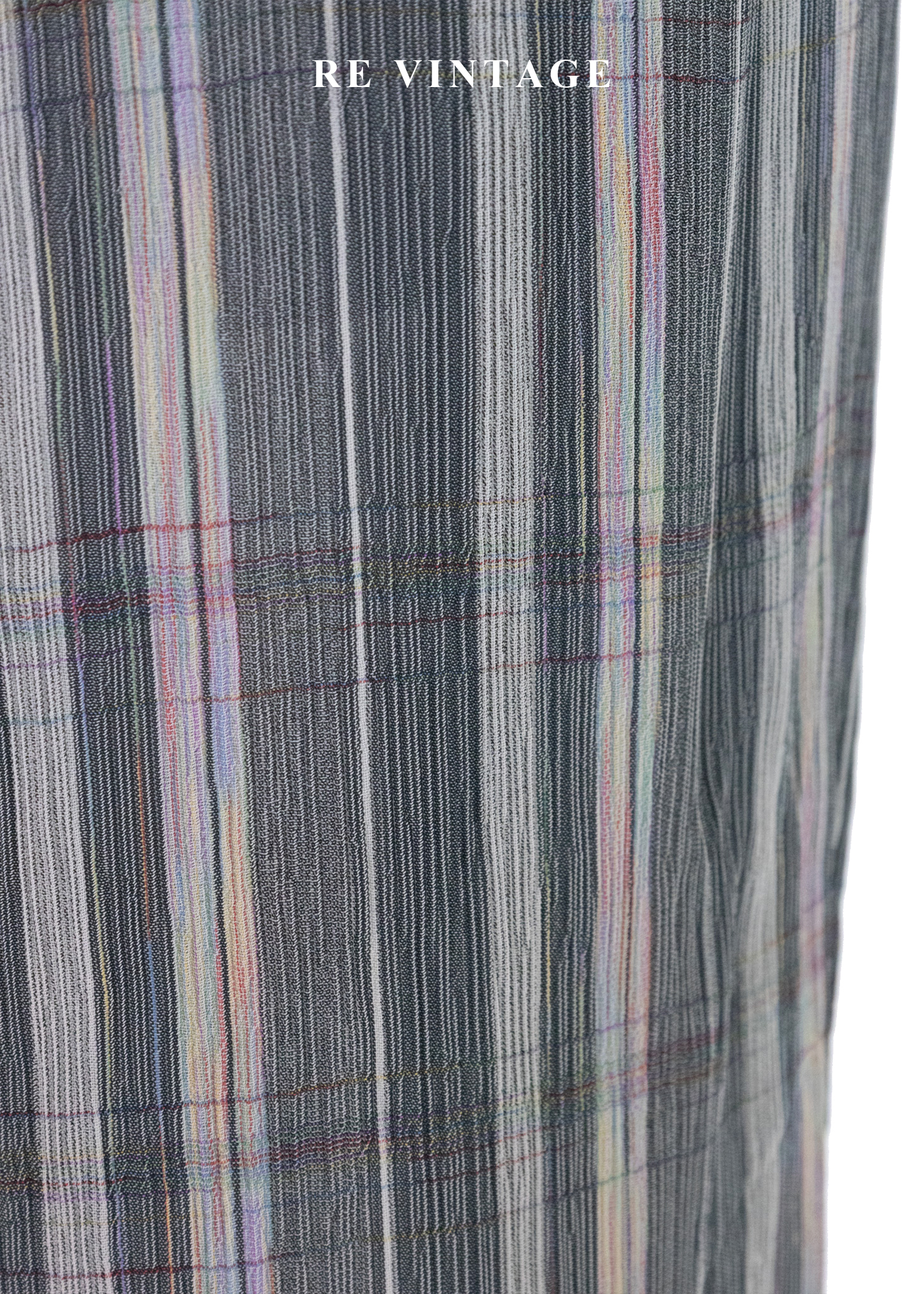 色鉛筆線條冷灰色長褲(28")7