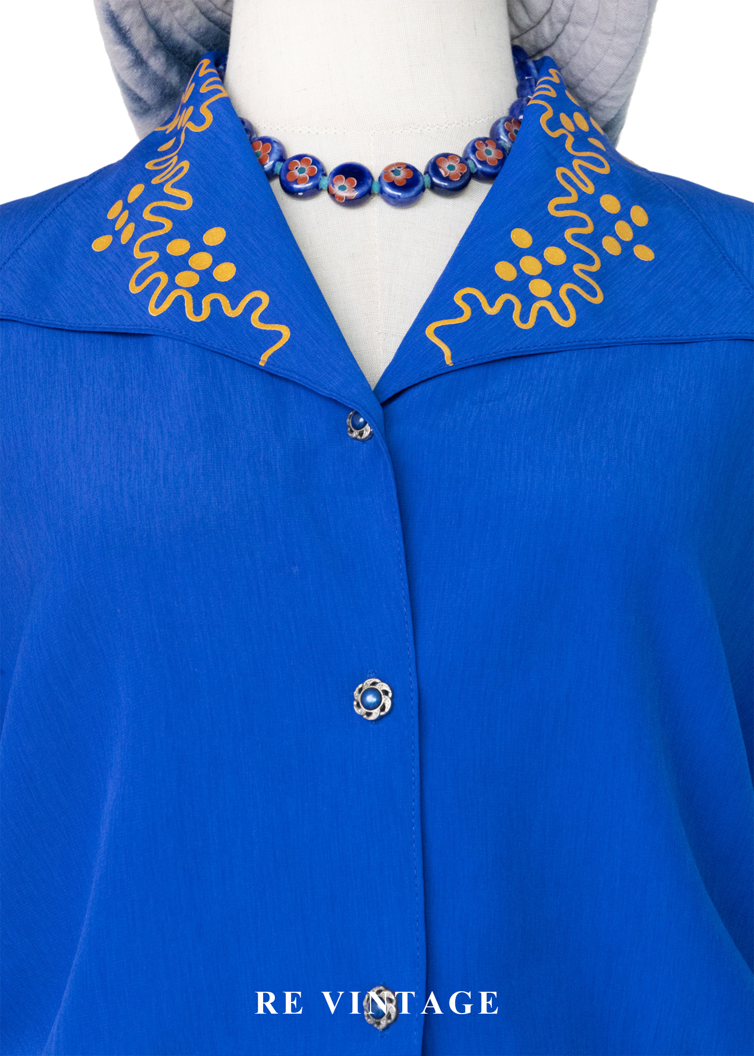 寶藍跳動火花襯衫3