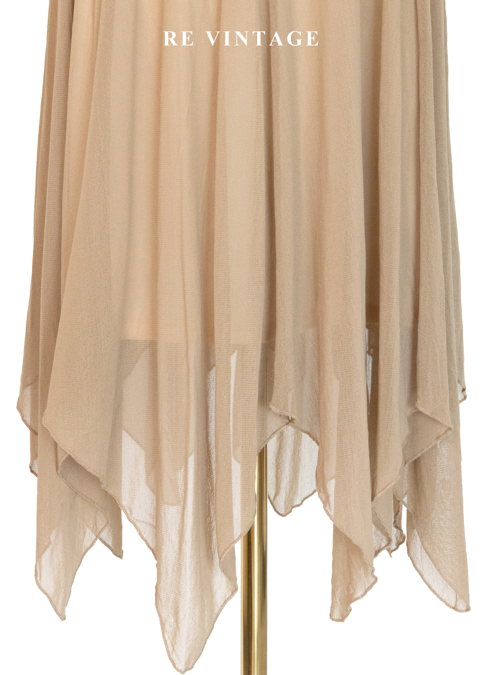 蜂蜜月光柔紗亮片美裙(22-27")4