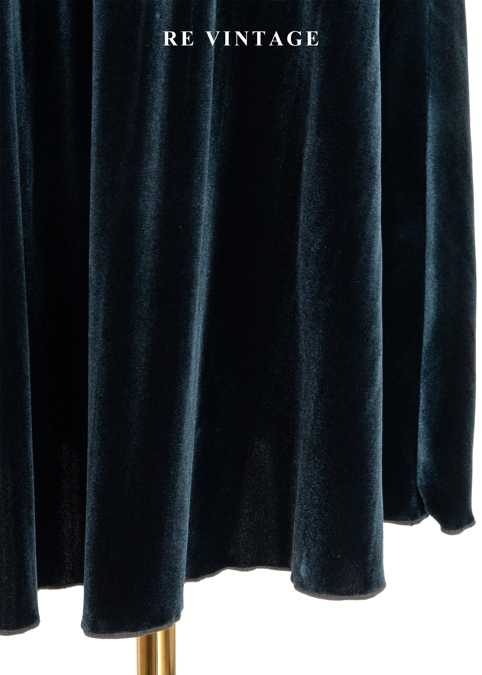 套裝組合 -深湖水綠壓褶絨布美裙(20-28")4