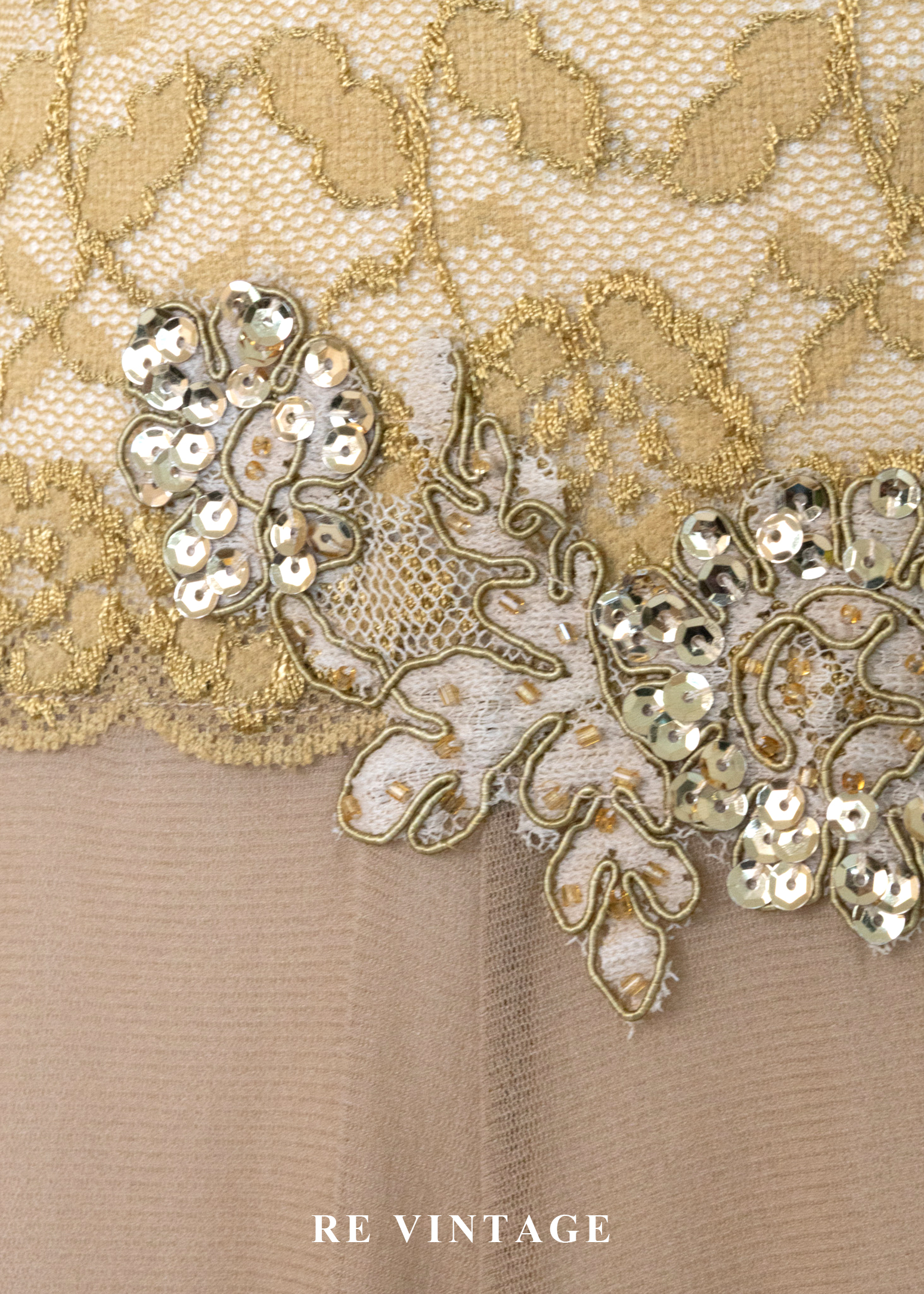 蜂蜜月光柔紗亮片美裙(22-27")7