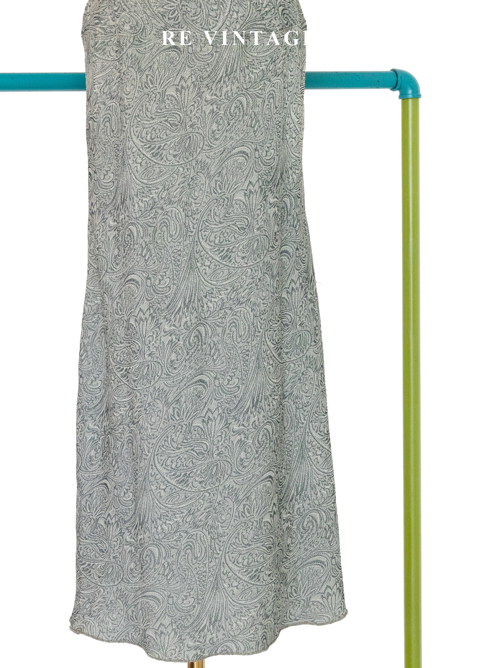 柔霧蕨類氣質長洋裝4