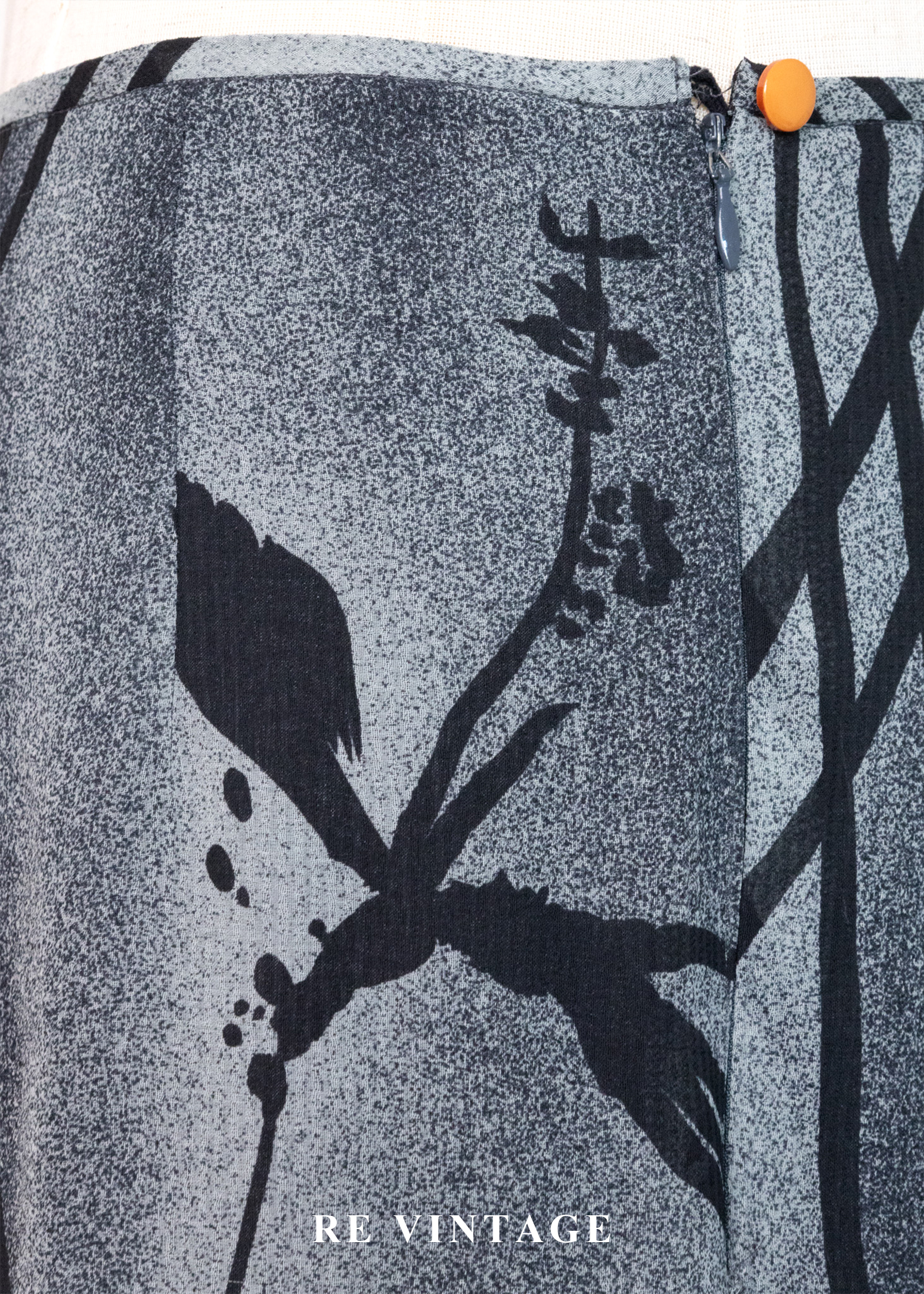 墨色流轉空靈氣質長裙(28")12