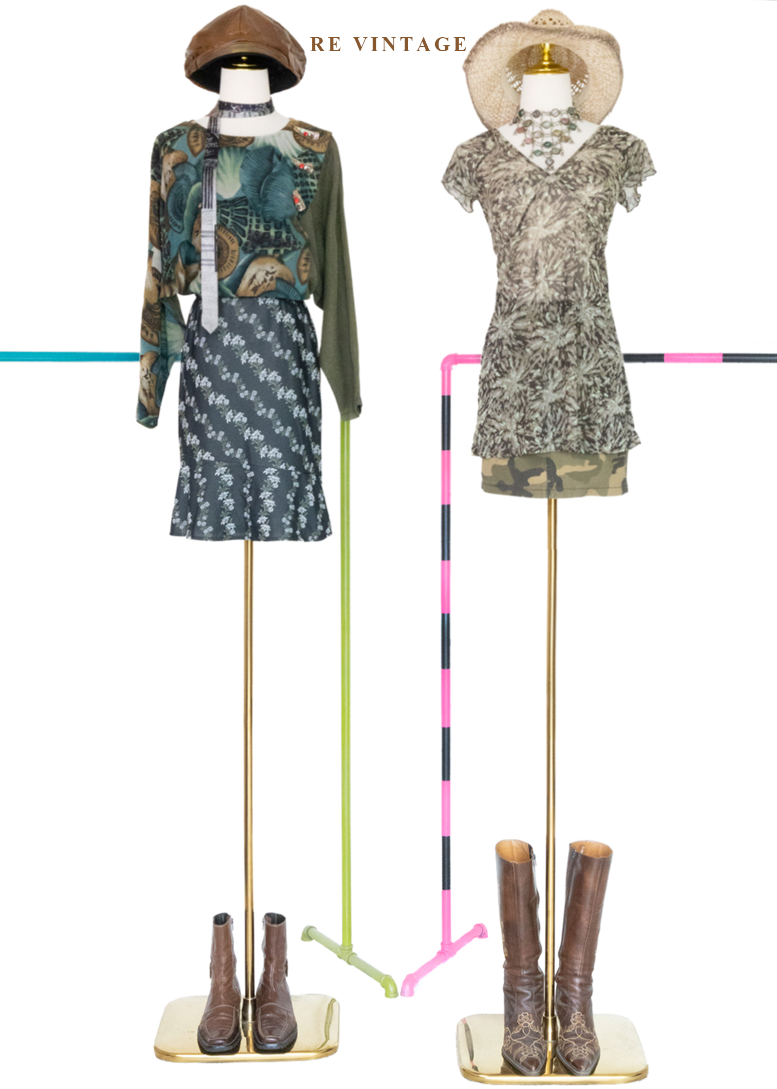 散落在夜裡的星芒歐式田園碎花裙(21-28")2