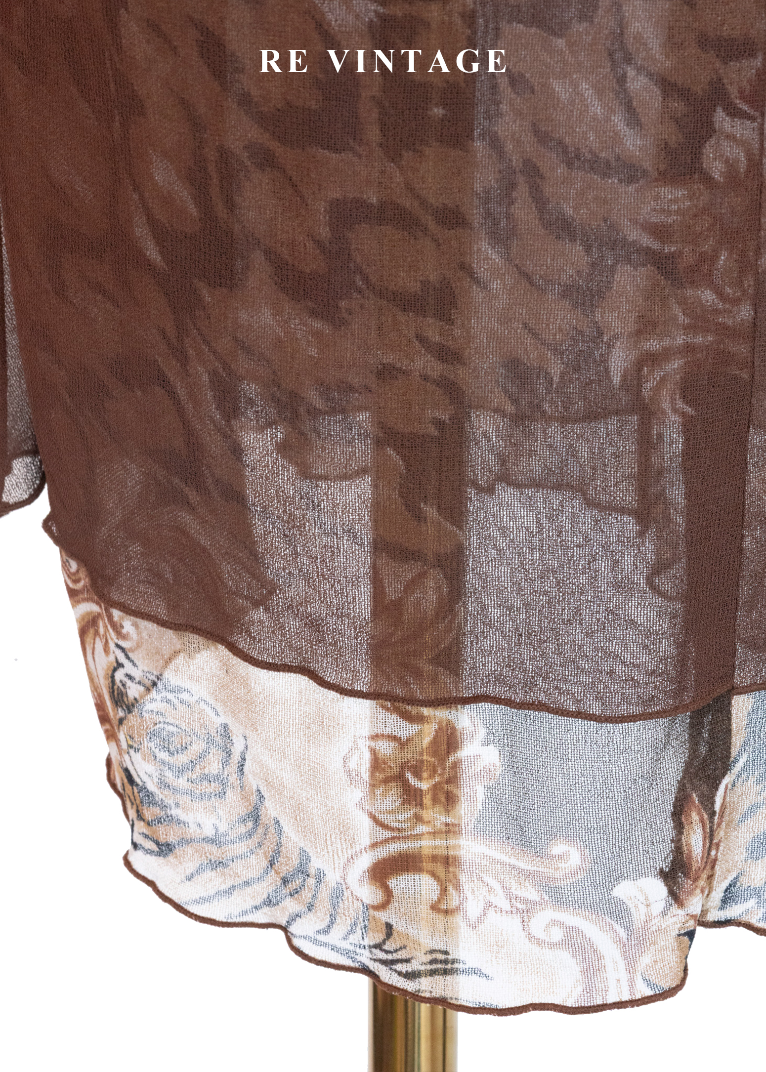 虎虎生風巧克力色長洋裝15