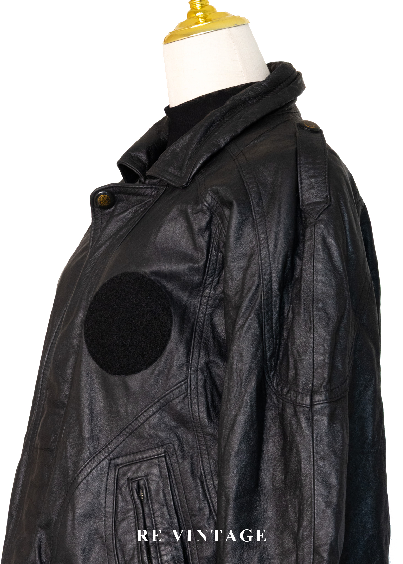 質感單品 - 牛皮夜行者皮革外套10