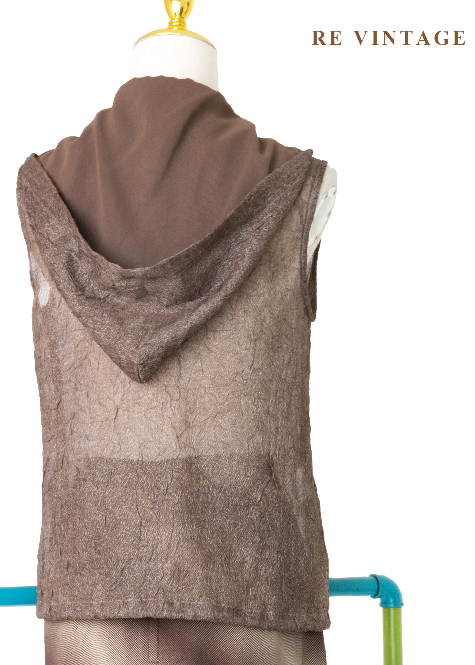 地質探險家壓褶連帽背心8