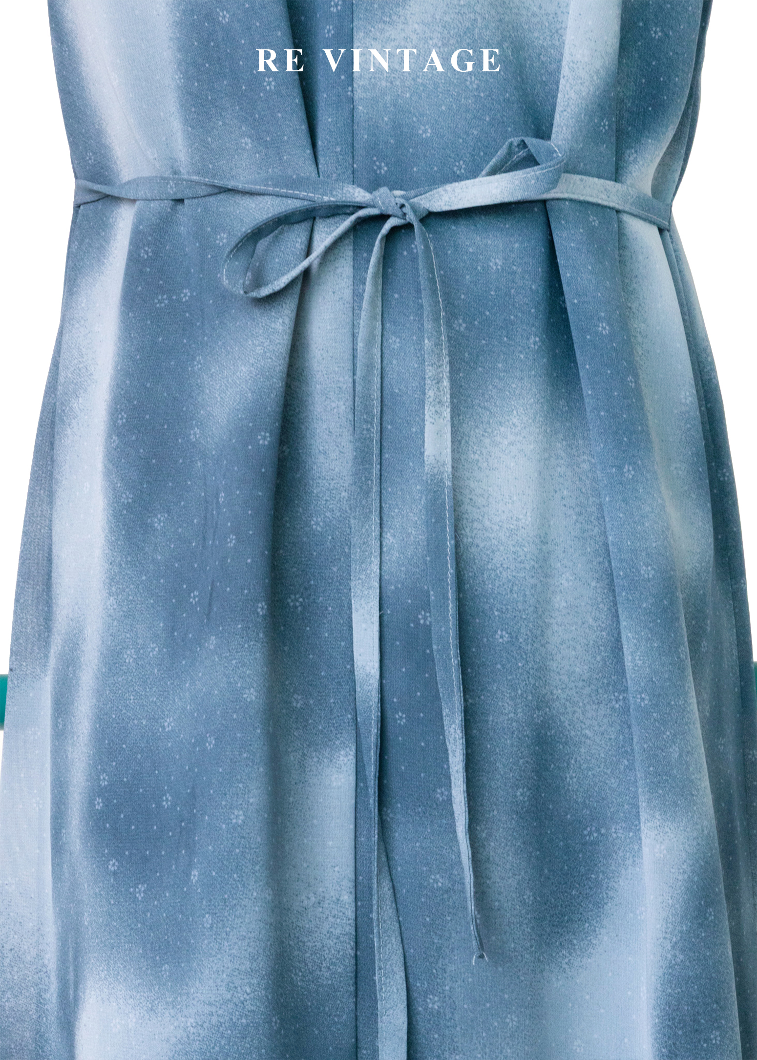 雲的形狀小花的溫度長洋裝12