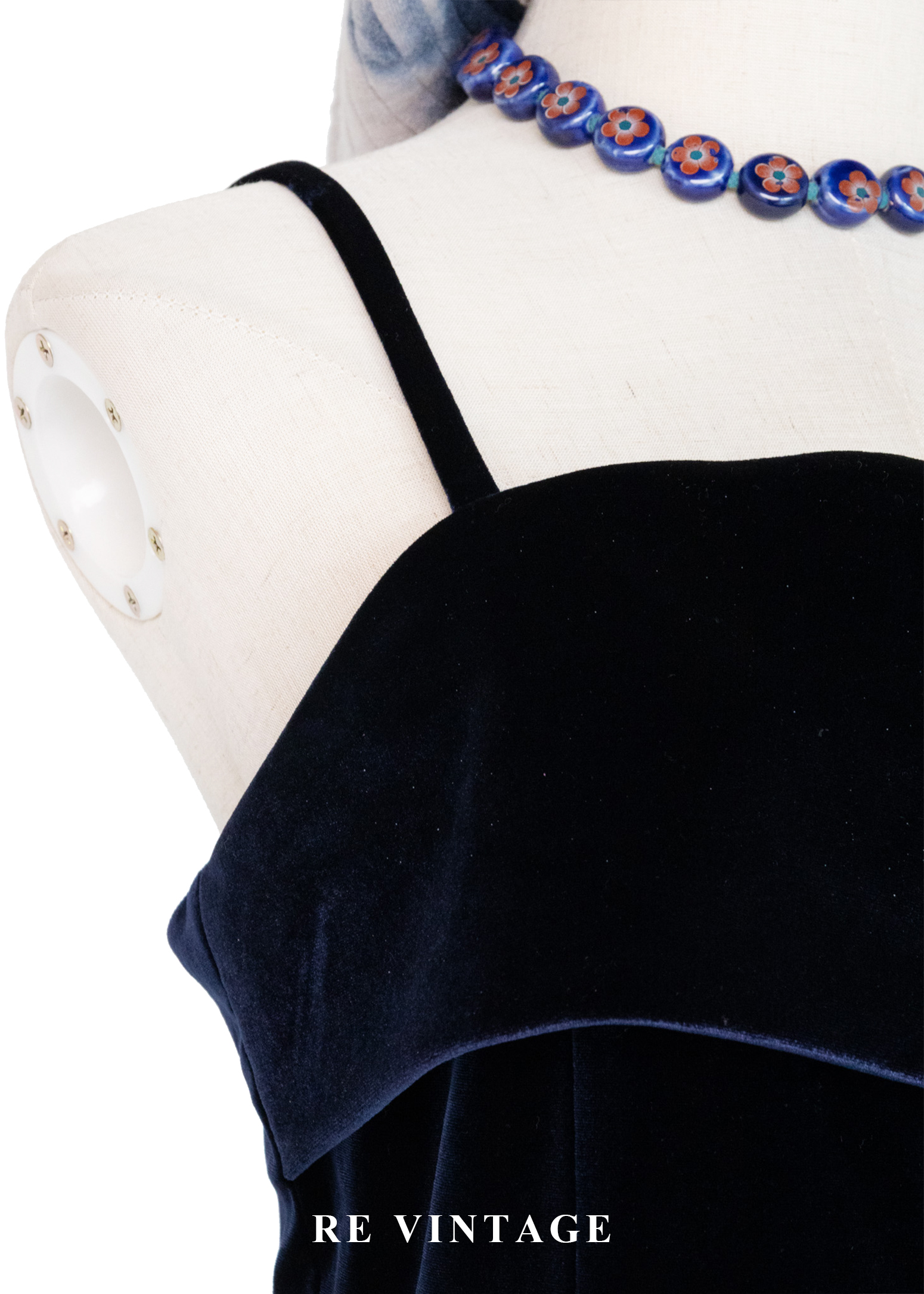 深藍海裡的美人魚細肩帶連身褲5