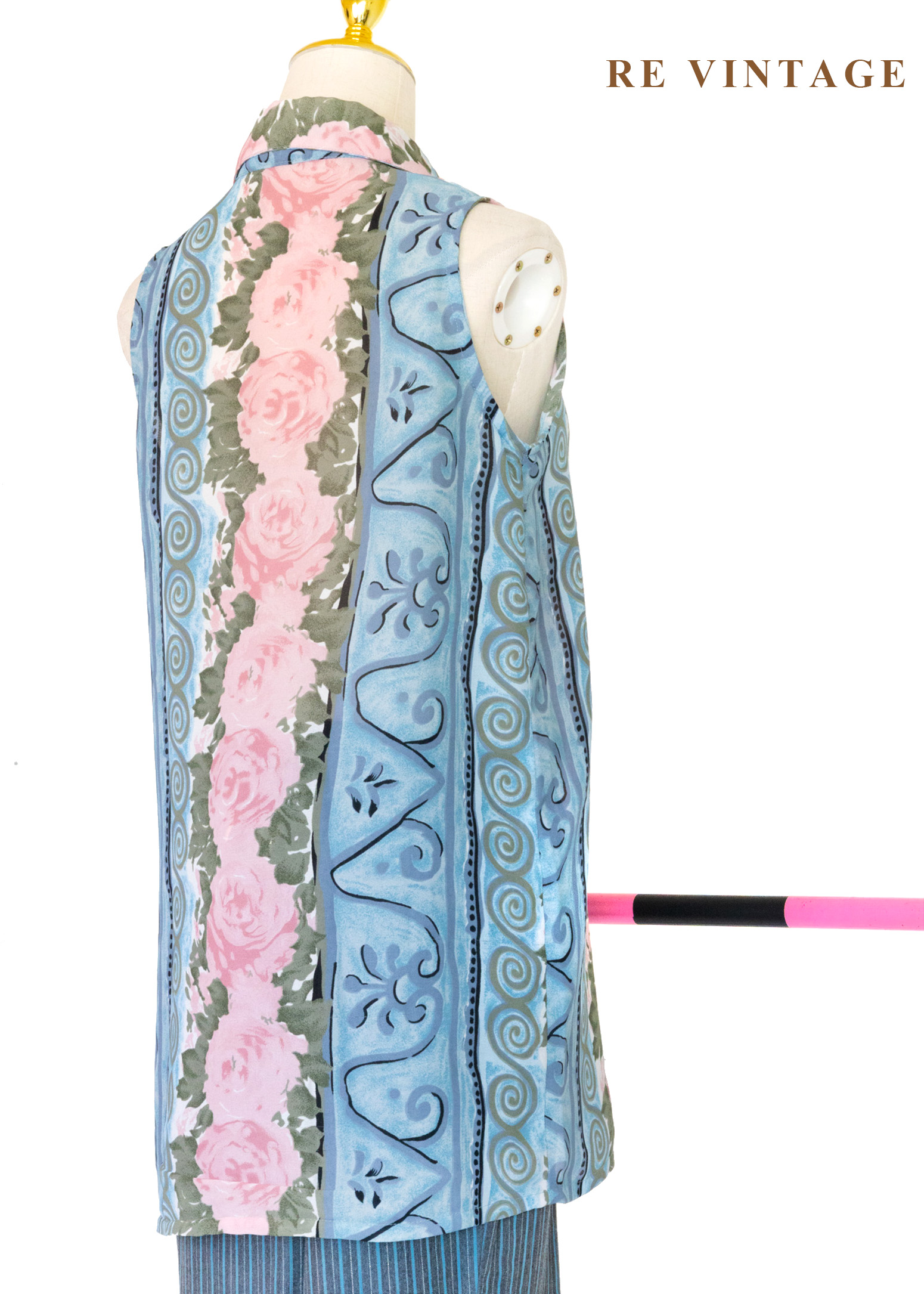 Rose Bloom 蔚藍天空玫瑰綻放長版背心9