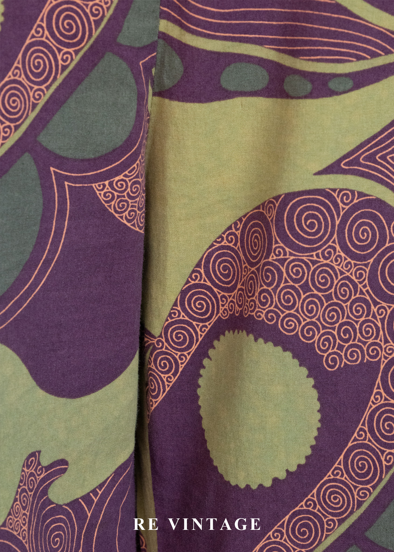 迷幻綠洲花紋流動美褲(26")13