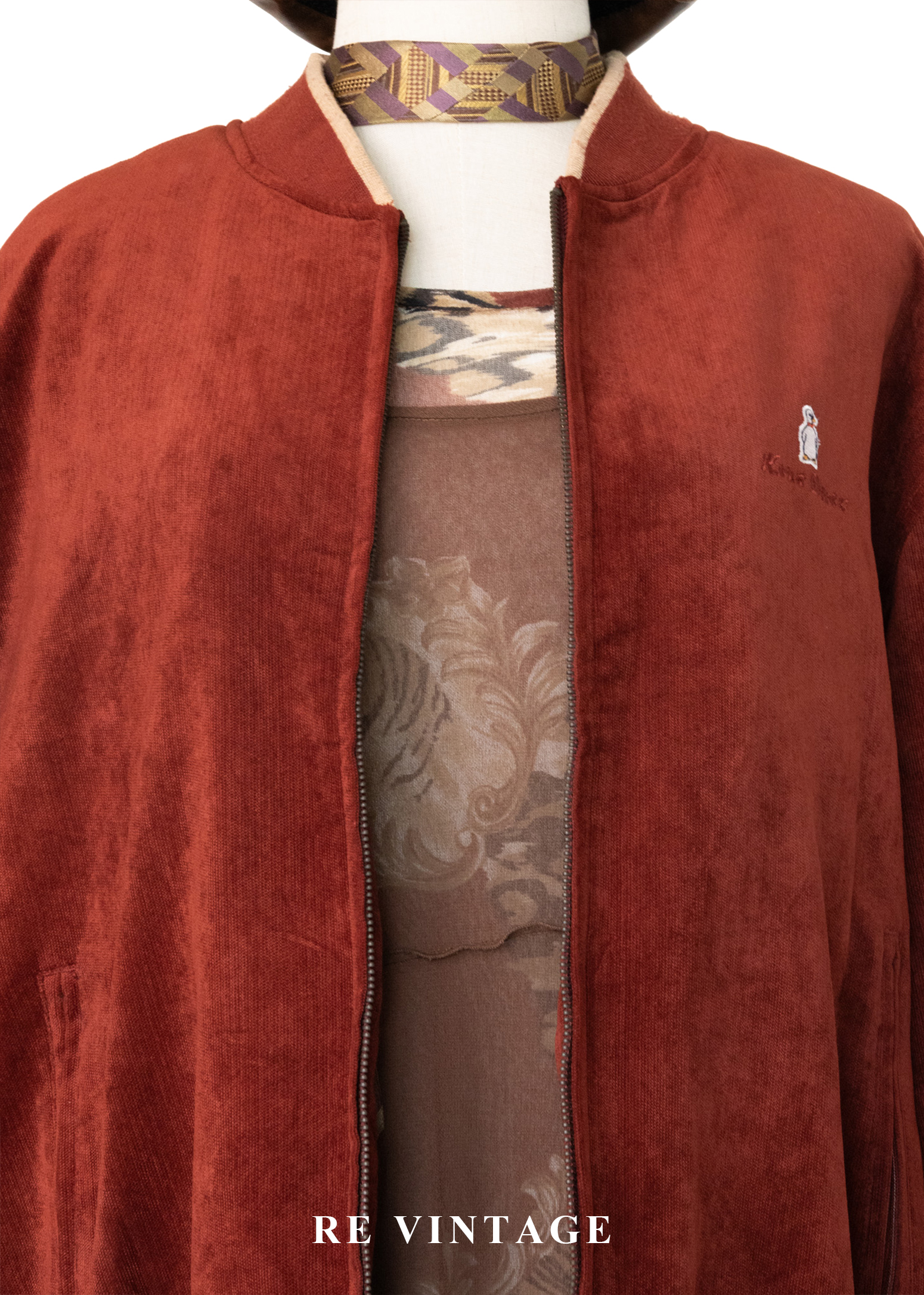 暖紅夕陽鬆軟夾克外套3