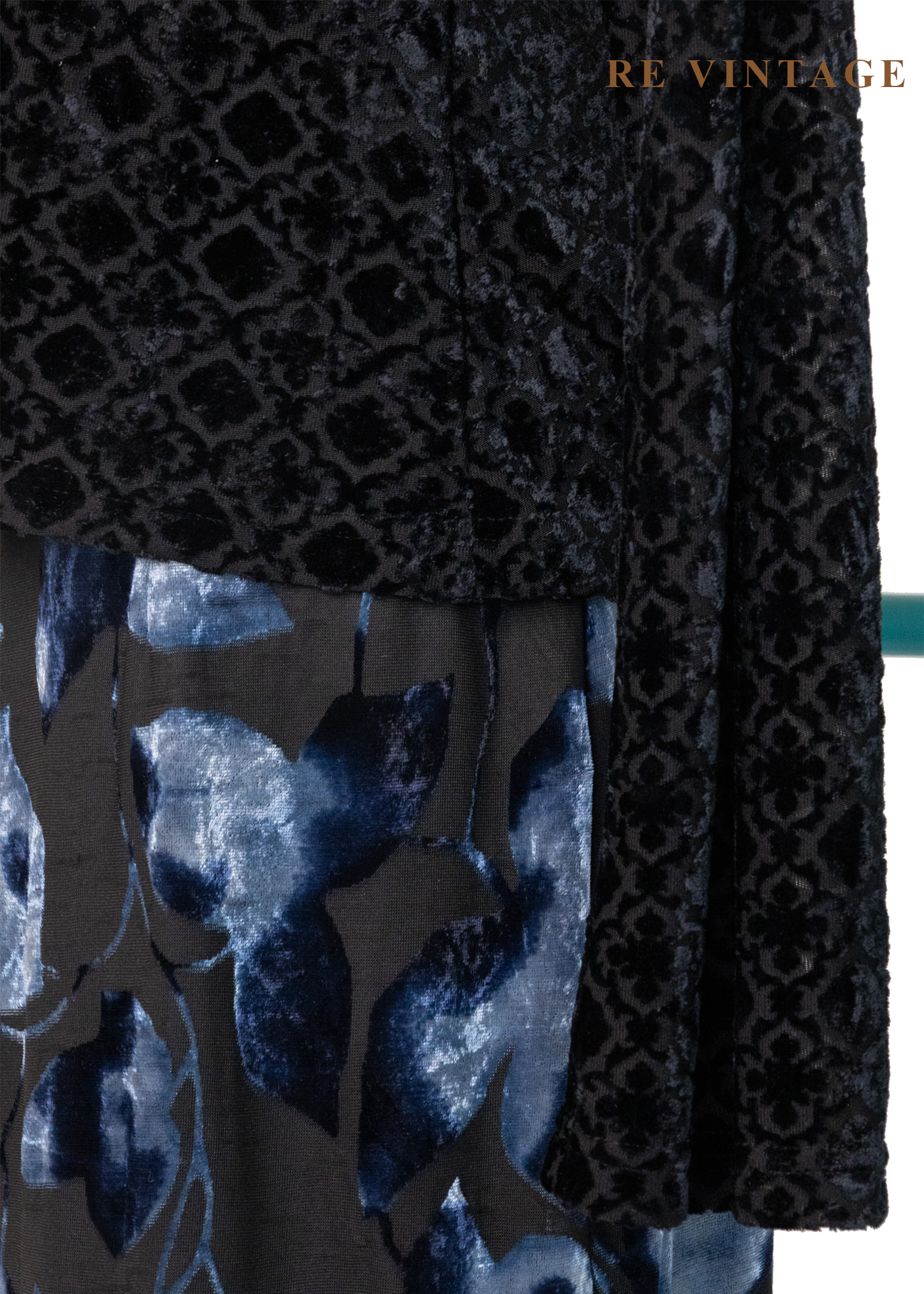 法國製 - 古典壓紋燒絨上衣9