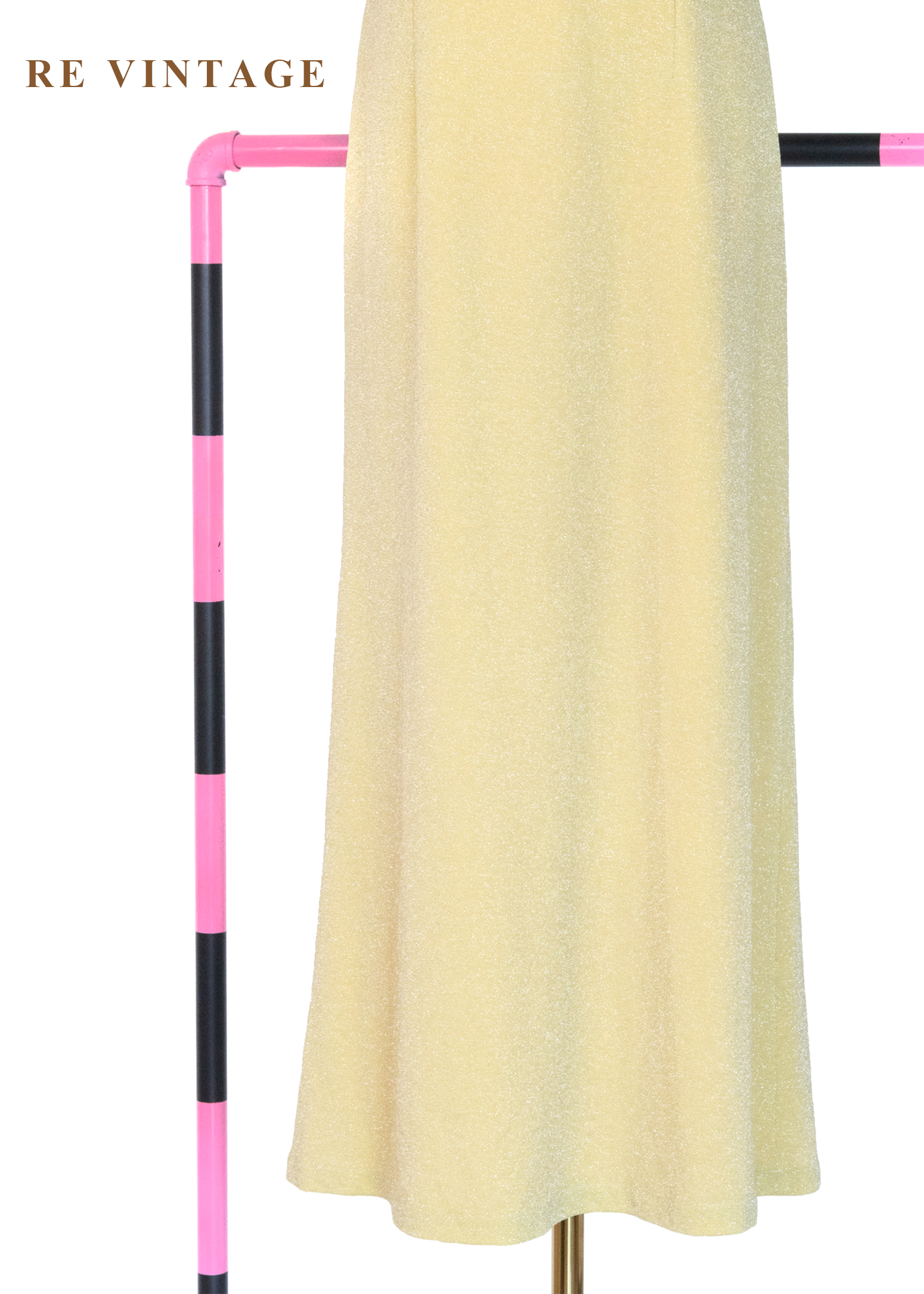 質感單品 - 淡黃的慢半拍時刻閃亮洋裝4