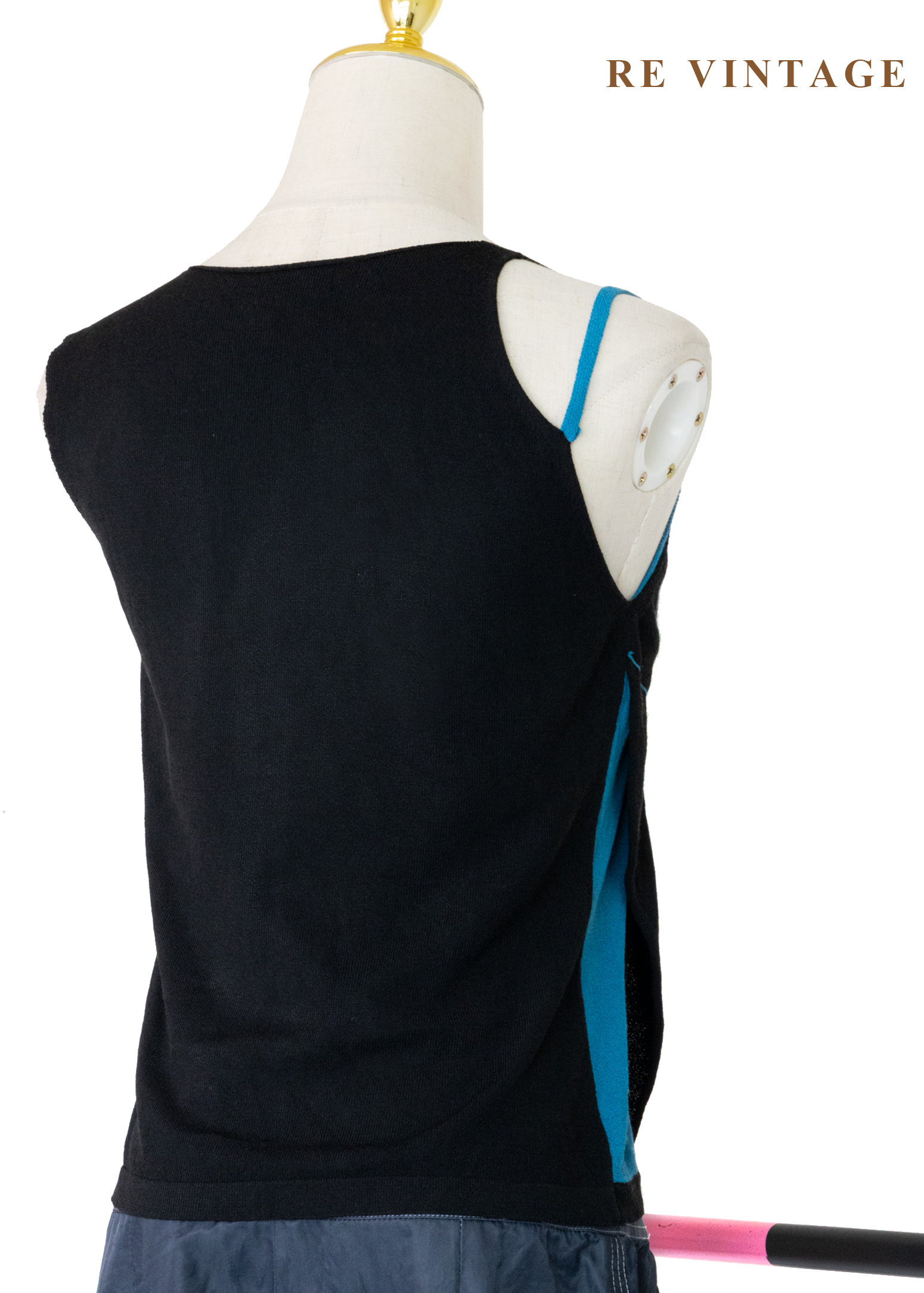 酷女孩特別剪裁針織背心9