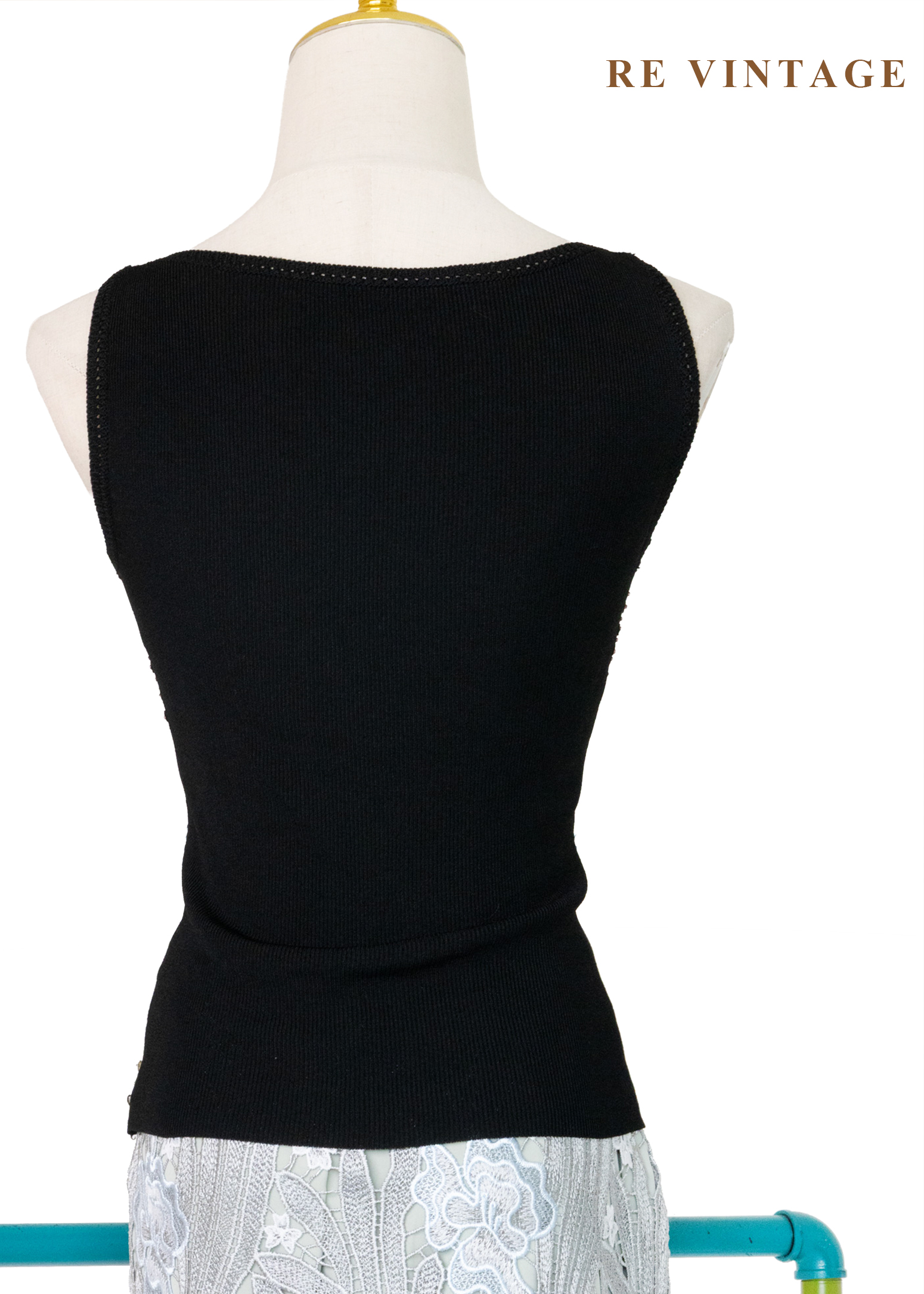 霓虹城市電流心跳針織背心10